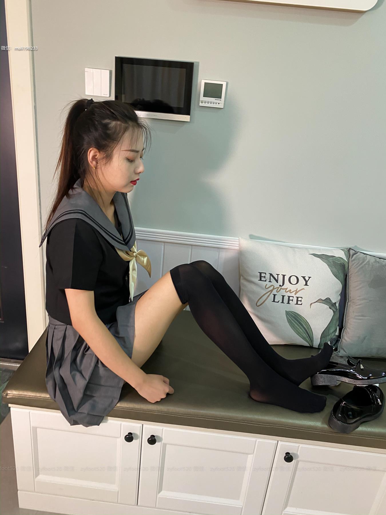 图片[25]-ISS系列 036 洋洋 JK黑 [119P] – 速更版-美库