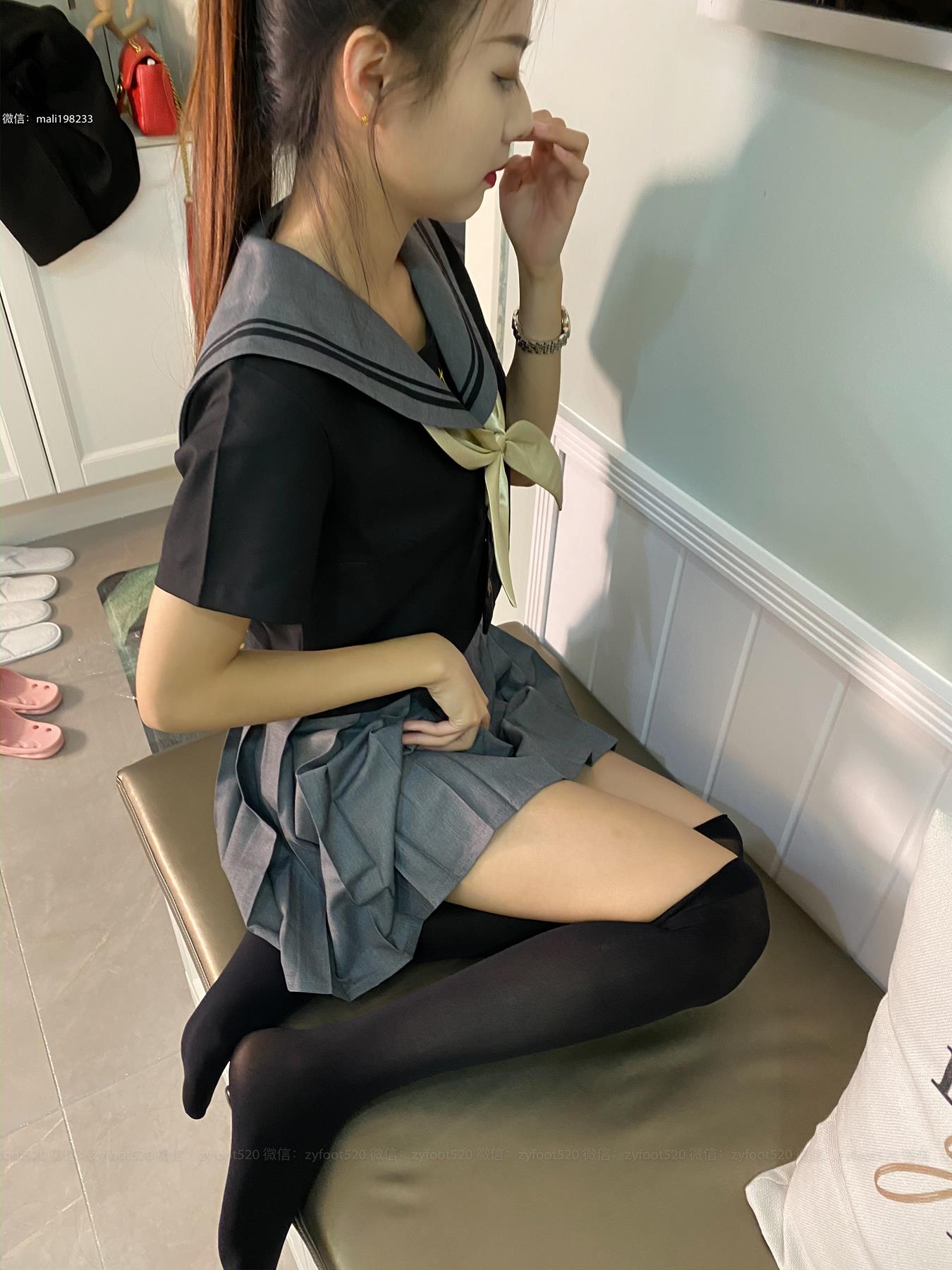 图片[105]-ISS系列 036 洋洋 JK黑 [119P] – 速更版-美库