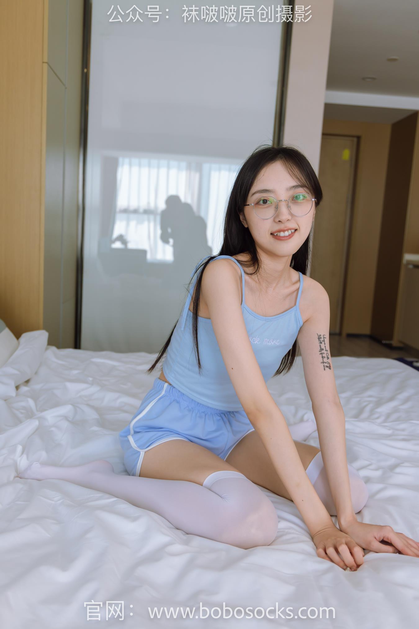 图片[28]-[BoBoSocks袜啵啵]NO.157 稚予-高跟鞋、白丝大腿袜、裸足[140] – 速更版-美库