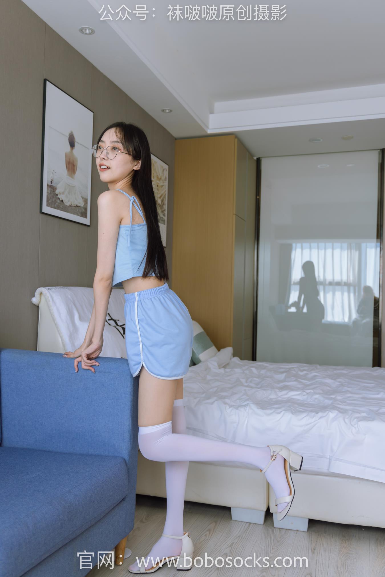 图片[136]-[BoBoSocks袜啵啵]NO.157 稚予-高跟鞋、白丝大腿袜、裸足[140] – 速更版-美库