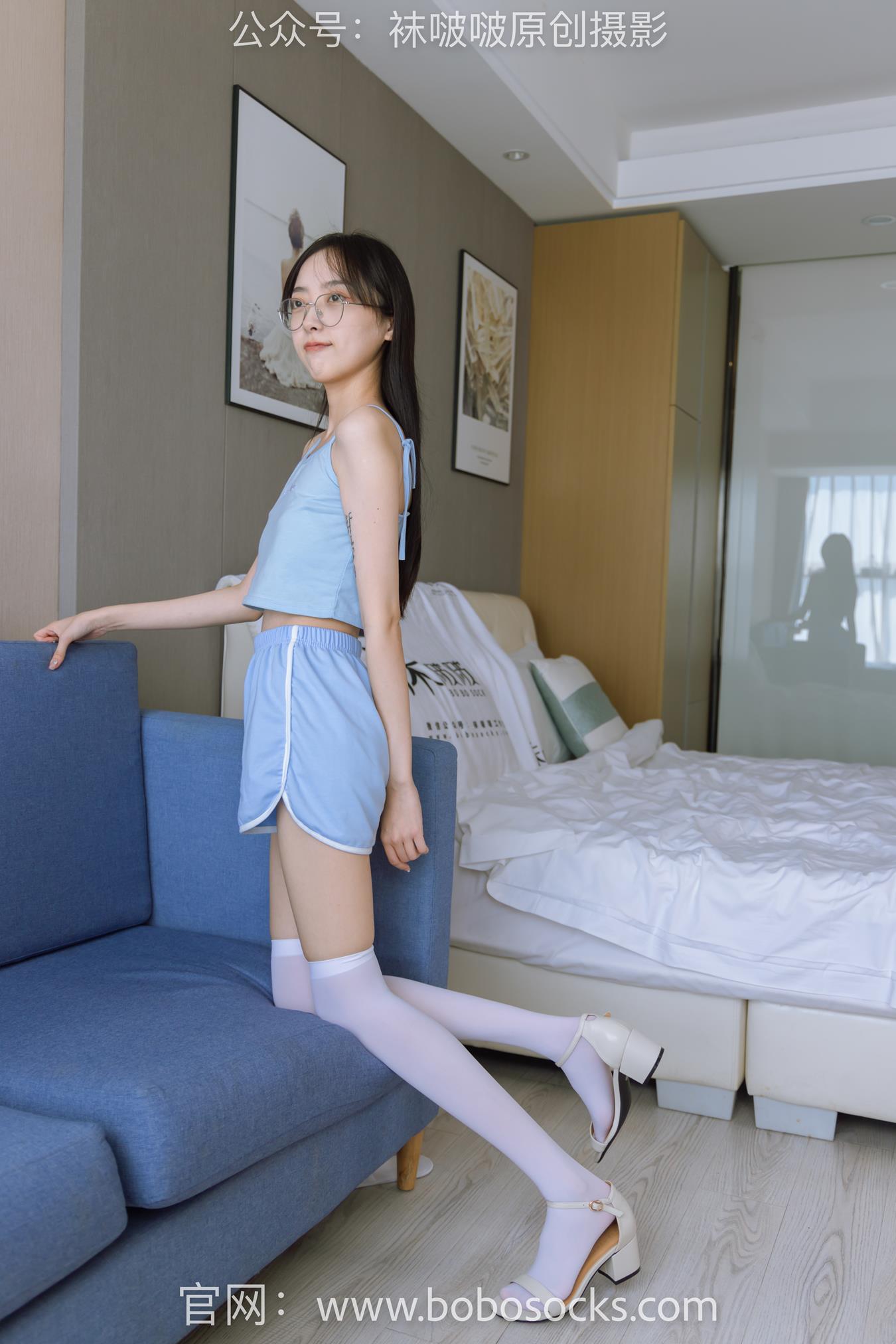 图片[137]-[BoBoSocks袜啵啵]NO.157 稚予-高跟鞋、白丝大腿袜、裸足[140] – 速更版-美库