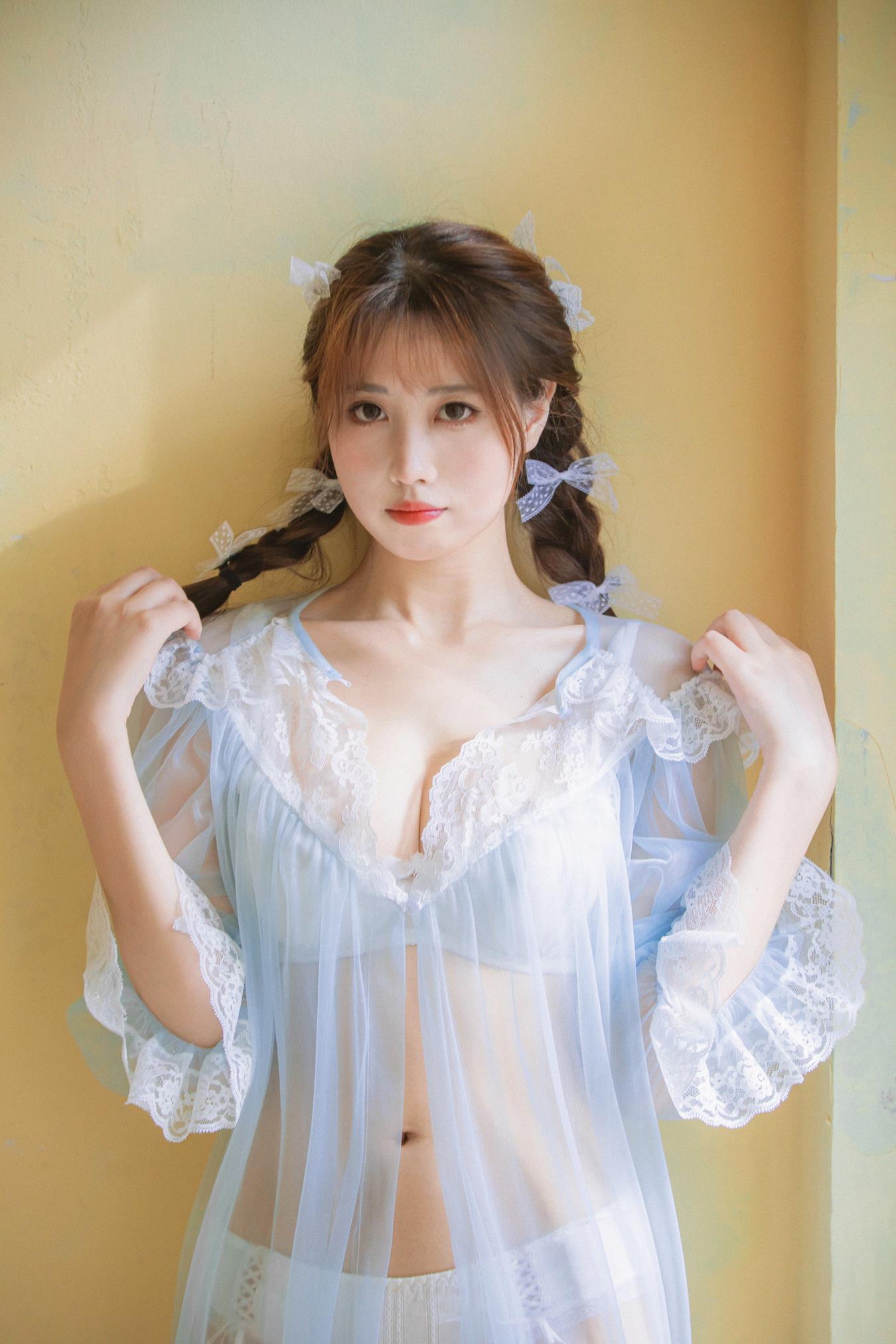 图片[13]-念雪ww – 蓝纱衣[39P] – 速更版-美库