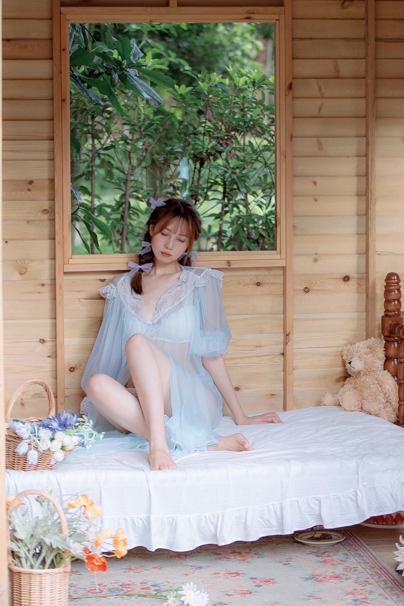 图片[21]-念雪ww – 蓝纱衣[39P] – 速更版-美库