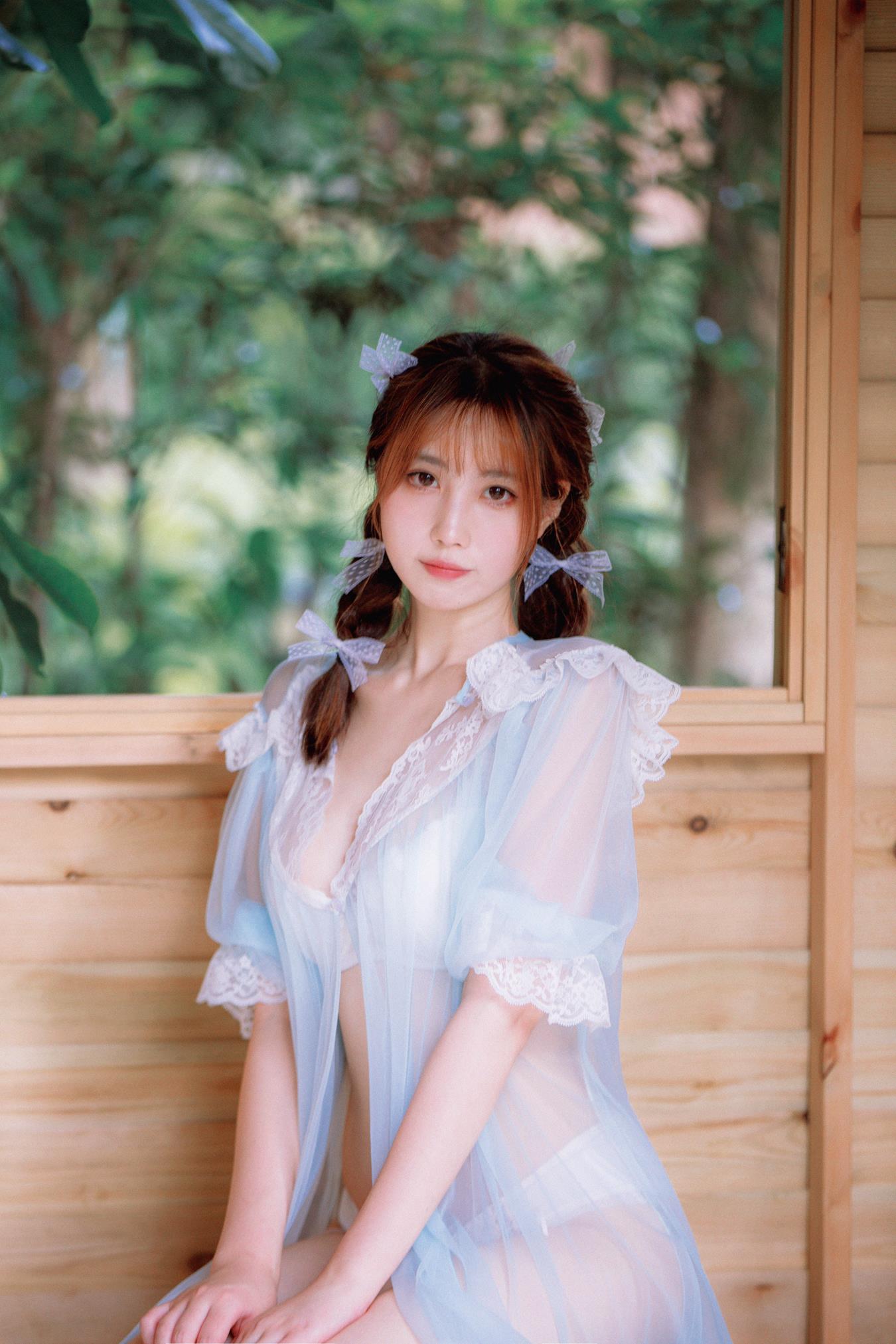 图片[22]-念雪ww – 蓝纱衣[39P] – 速更版-美库