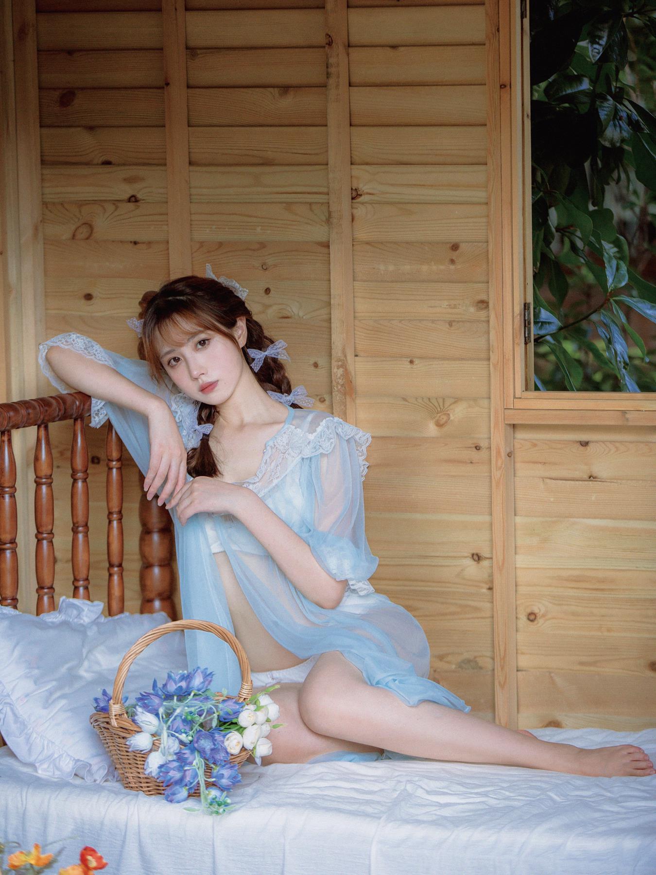 图片[29]-念雪ww – 蓝纱衣[39P] – 速更版-美库