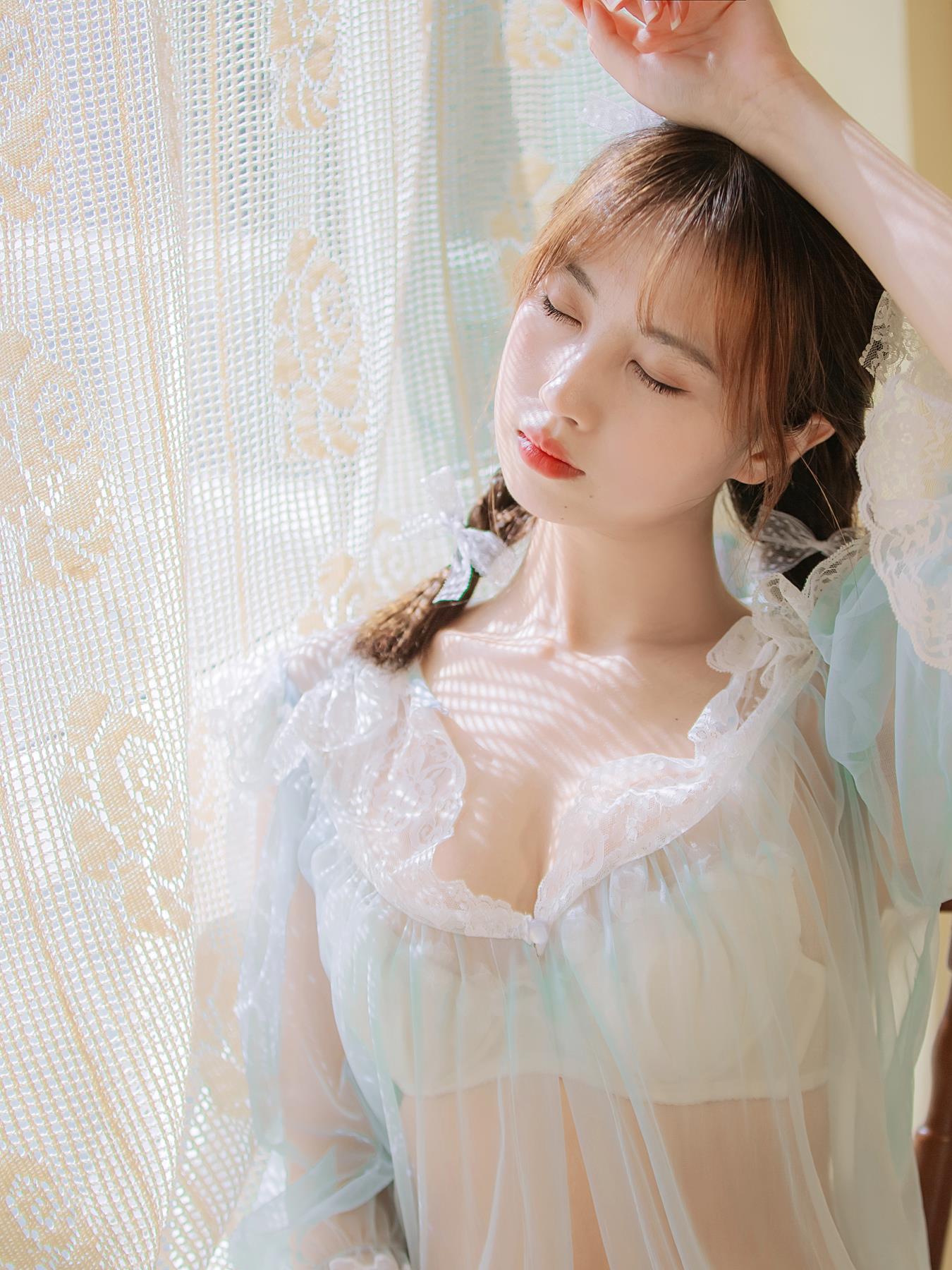 图片[38]-念雪ww – 蓝纱衣[39P] – 速更版-美库