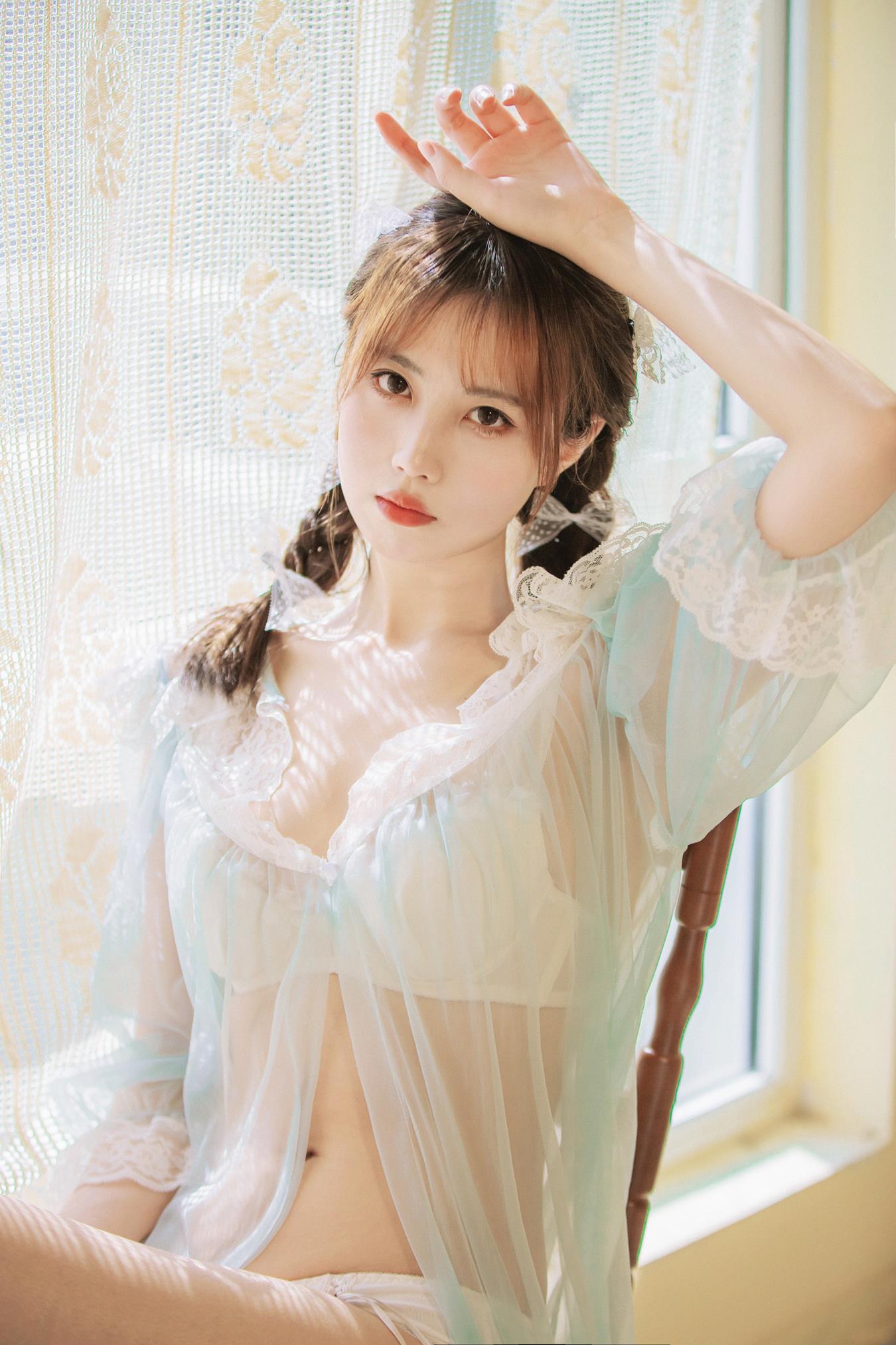 图片[39]-念雪ww – 蓝纱衣[39P] – 速更版-美库