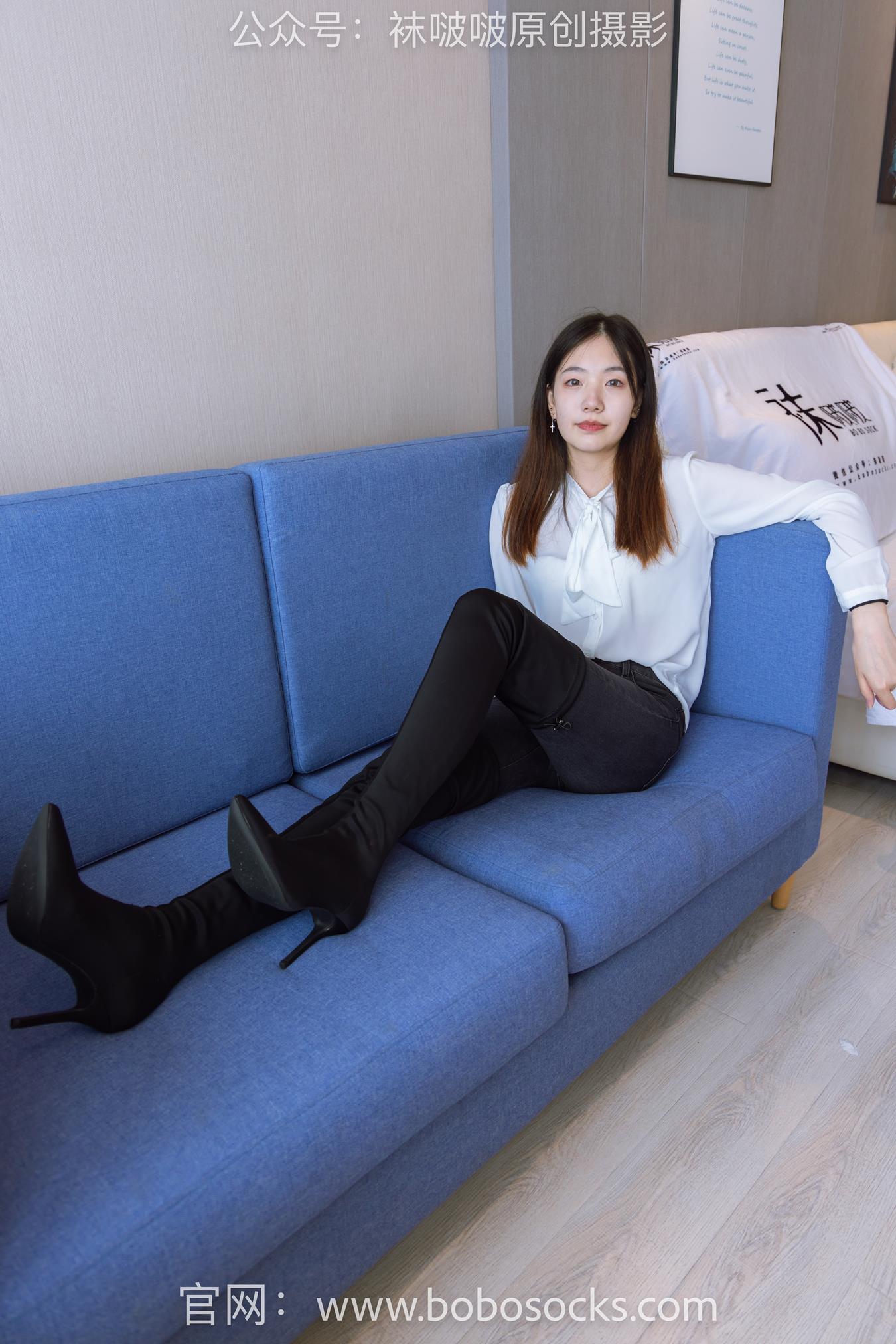 图片[18]-[BoBoSocks袜啵啵]NO.158 小甜豆-高跟长靴、白棉袜、裸足[136P] – 速更版-美库