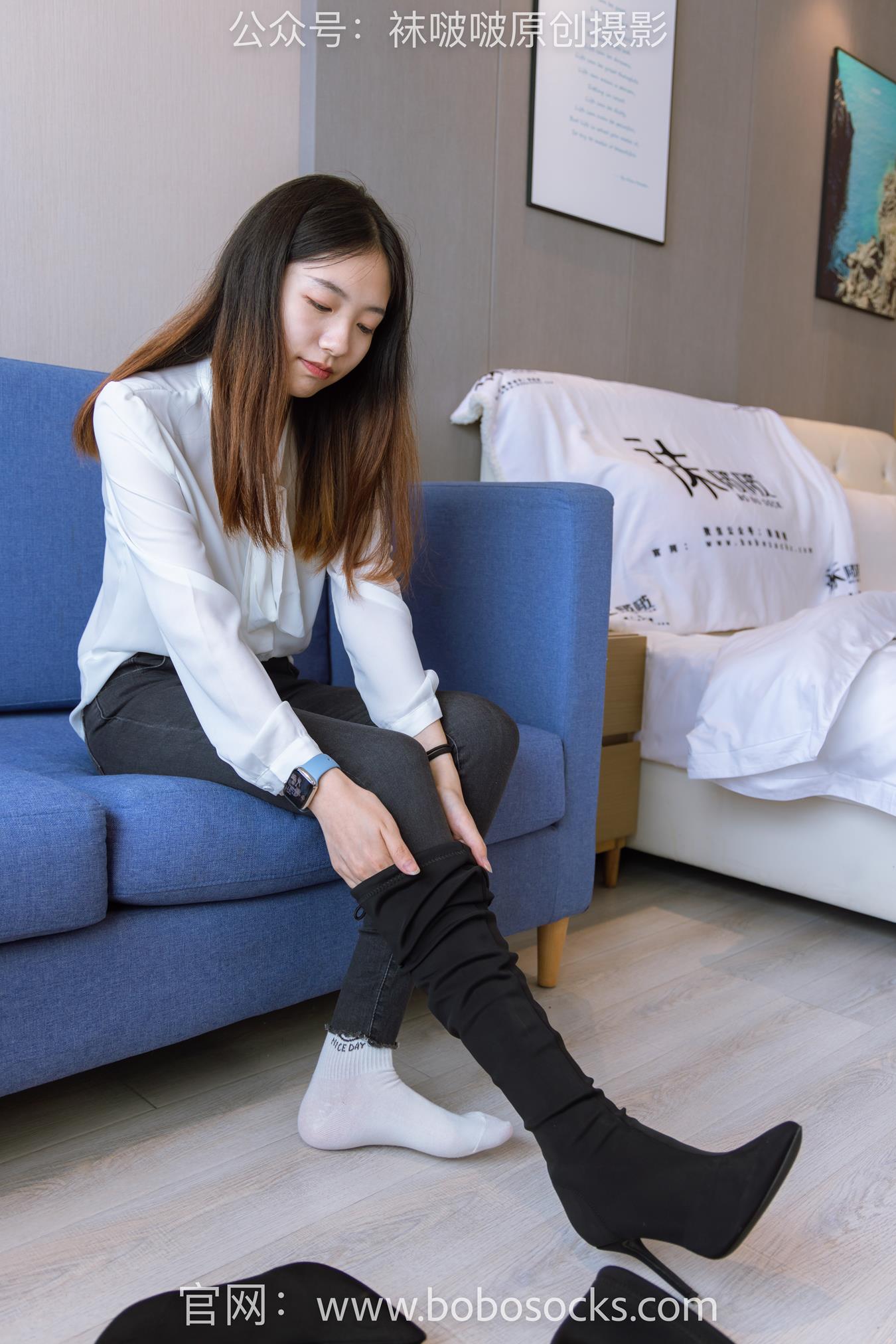 图片[42]-[BoBoSocks袜啵啵]NO.158 小甜豆-高跟长靴、白棉袜、裸足[136P] – 速更版-美库