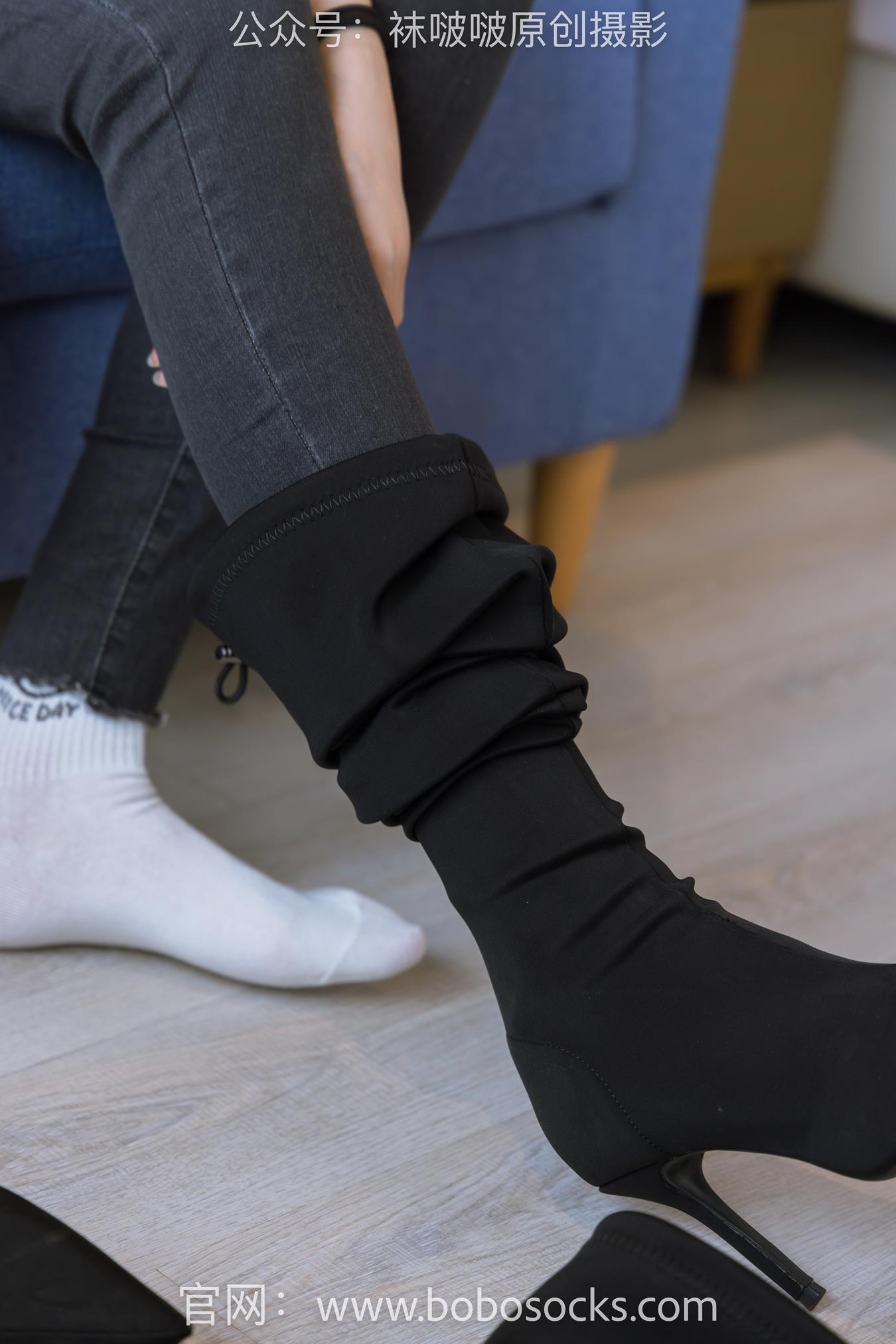 图片[43]-[BoBoSocks袜啵啵]NO.158 小甜豆-高跟长靴、白棉袜、裸足[136P] – 速更版-美库