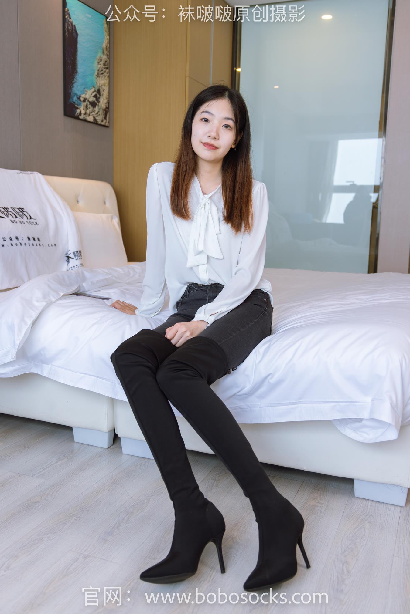 图片[133]-[BoBoSocks袜啵啵]NO.158 小甜豆-高跟长靴、白棉袜、裸足[136P] – 速更版-美库