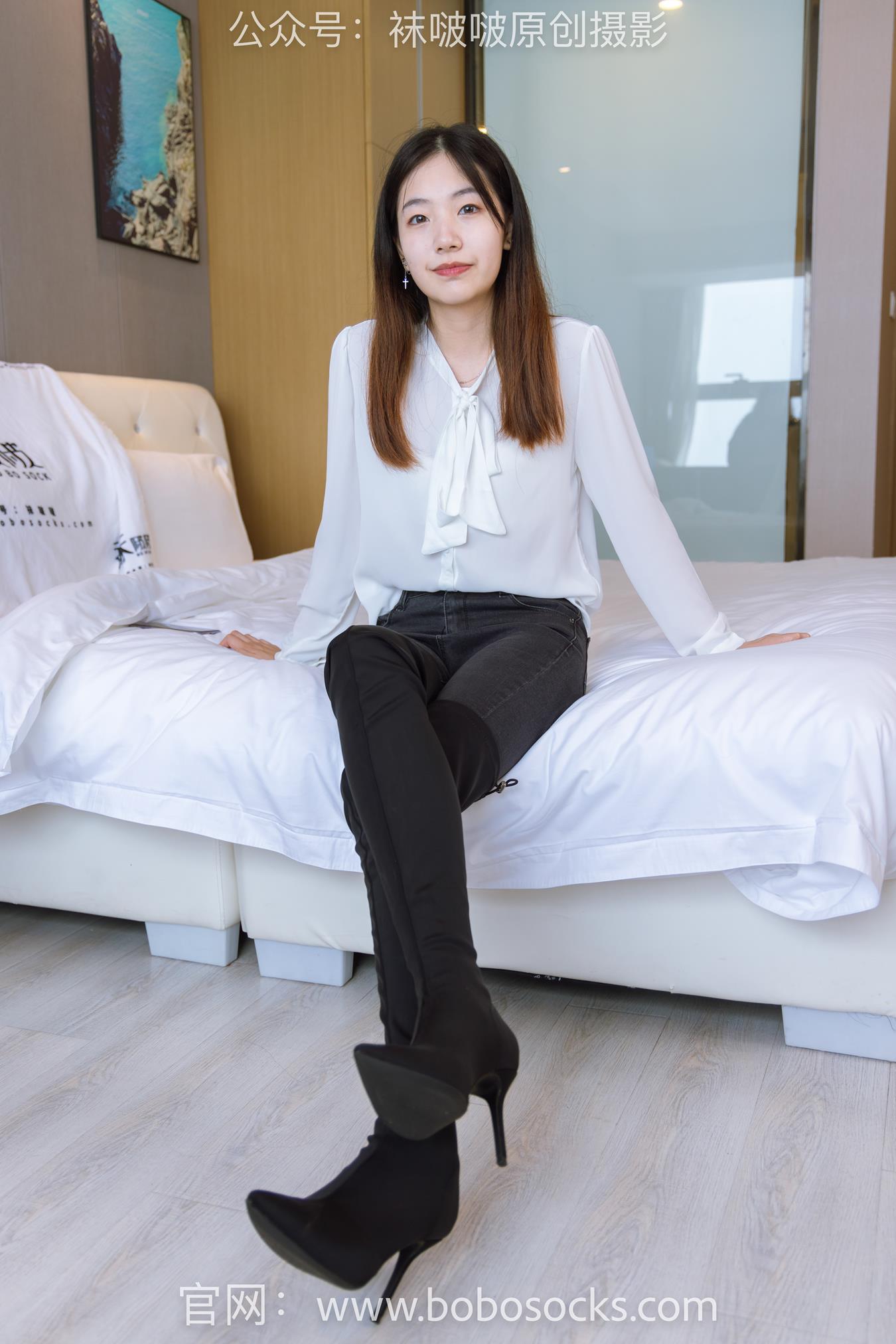 图片[134]-[BoBoSocks袜啵啵]NO.158 小甜豆-高跟长靴、白棉袜、裸足[136P] – 速更版-美库