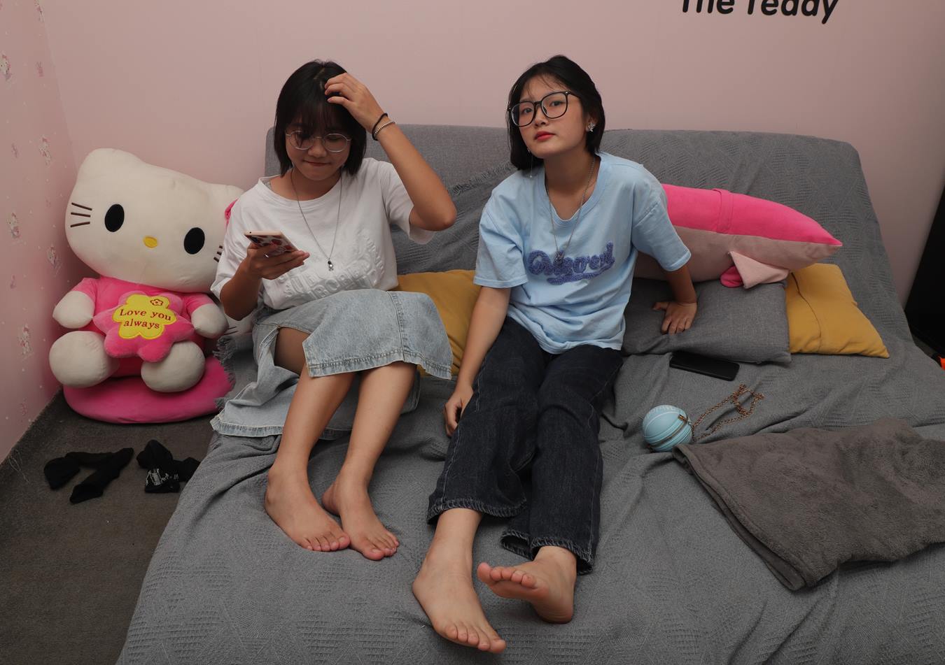 图片[91]-Pary摄影 NO.010 可爱的新模彤彤与小谊脚底秀[101P] – 速更版-美库