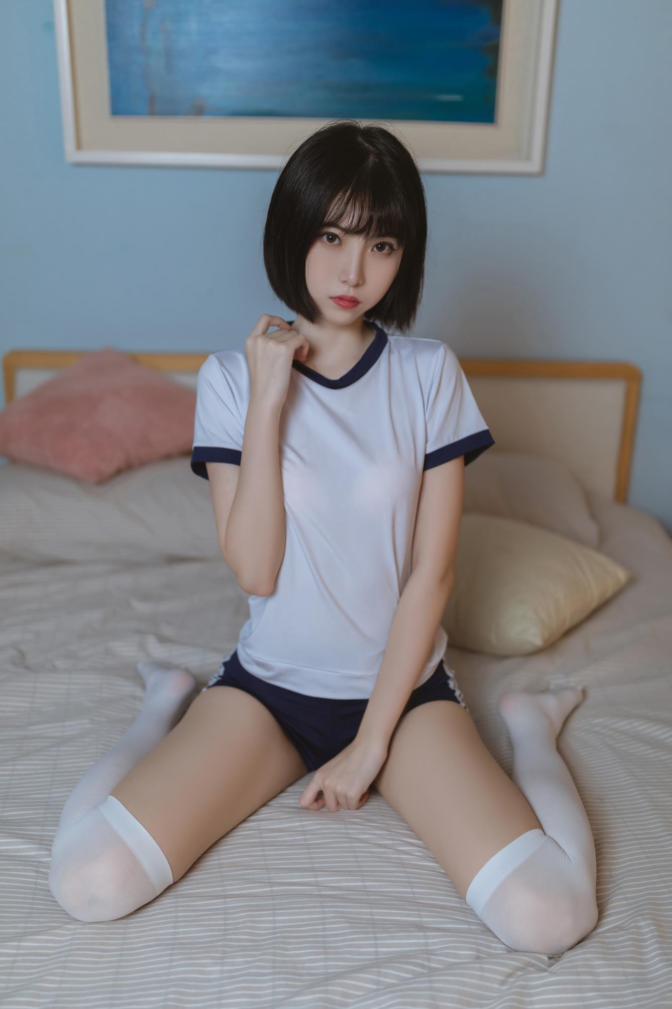 图片[31]-网紅Coser@许岚LAN  放学回家[32P] – 速更版-美库