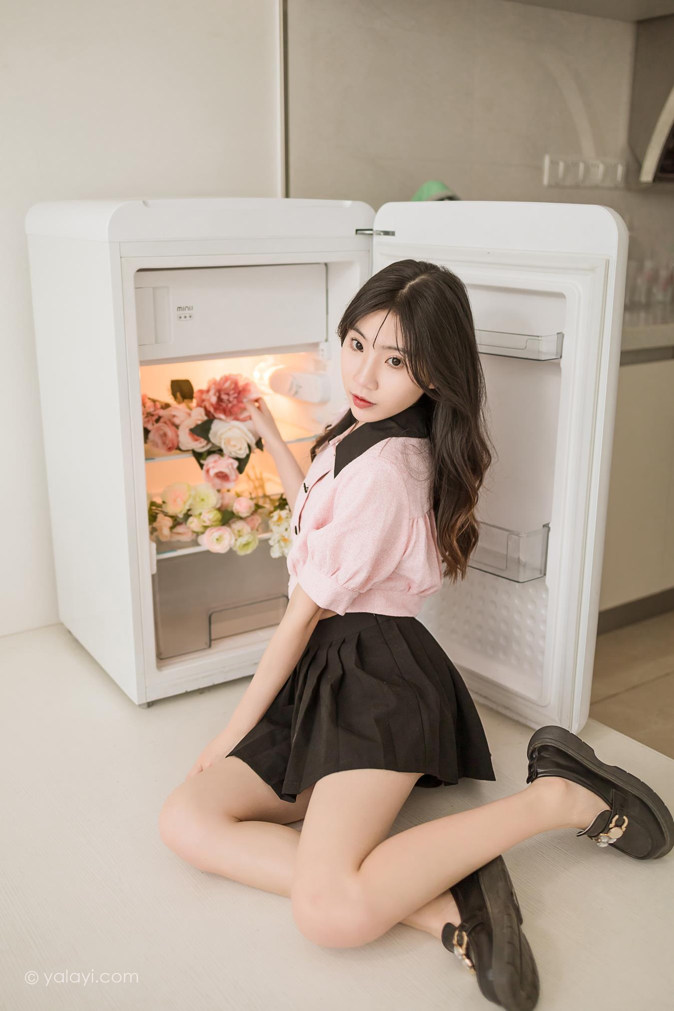 图片[25]-[YALAYI雅拉伊]2022.12.16 NO.991 牛奶糖 小乔[45+1P] – 速更版-美库