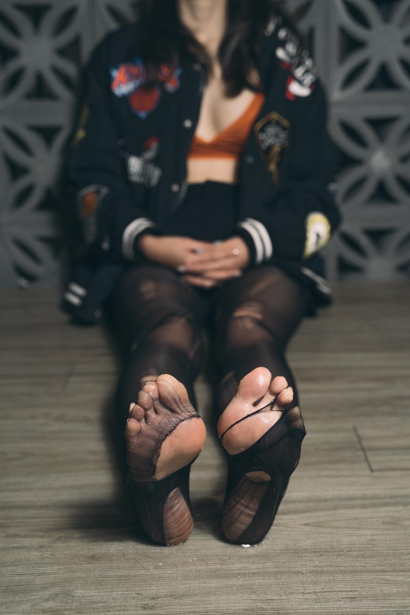 图片[89]-Limerence原创 NO.008 性感妹子近距离撕扯黑丝袜[192P] – 速更版-美库