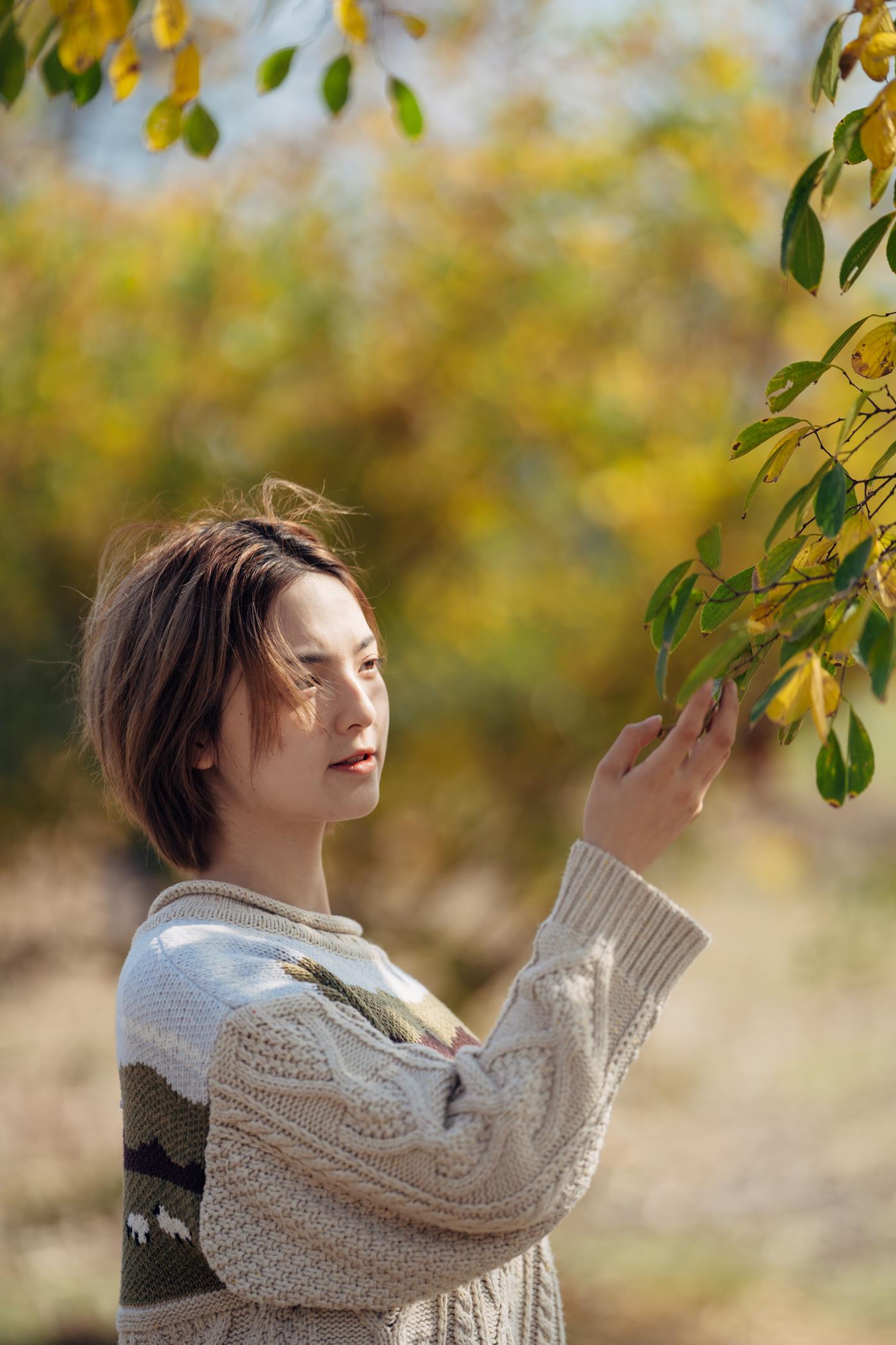 图片[19]-[YITUYU艺图语] 2022.01.25 暖冬银杏，18岁的素颜女孩 dudu [35P] – 速更版-美库