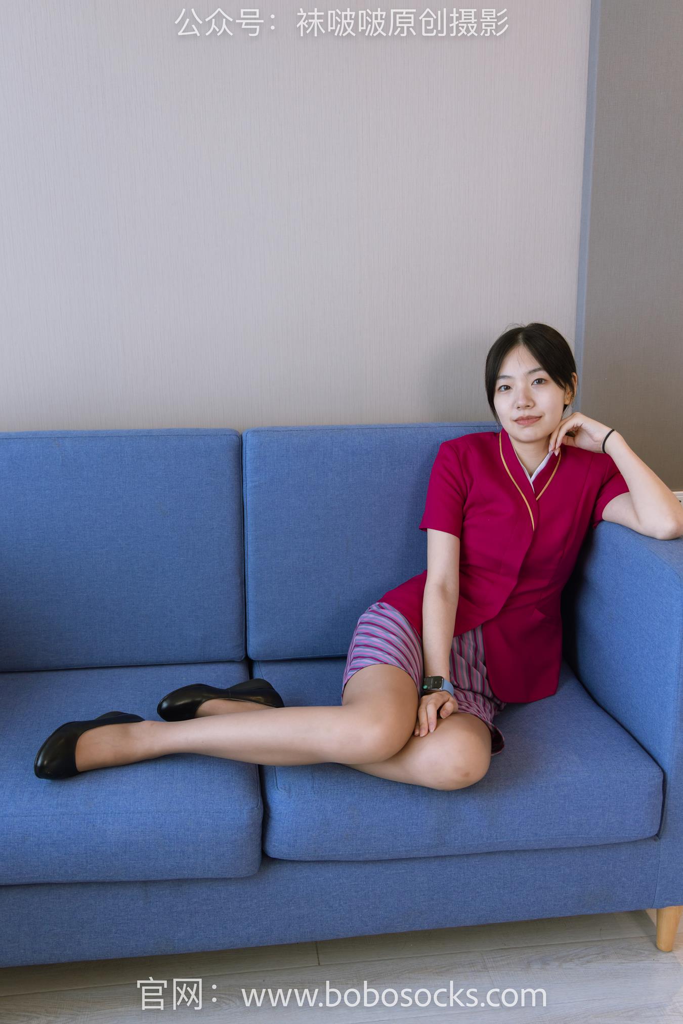 图片[43]-[BoBoSocks袜啵啵]NO.159 小甜豆-平底鞋、咖啡丝、空姐制服 (1) [72P] – 速更版-美库