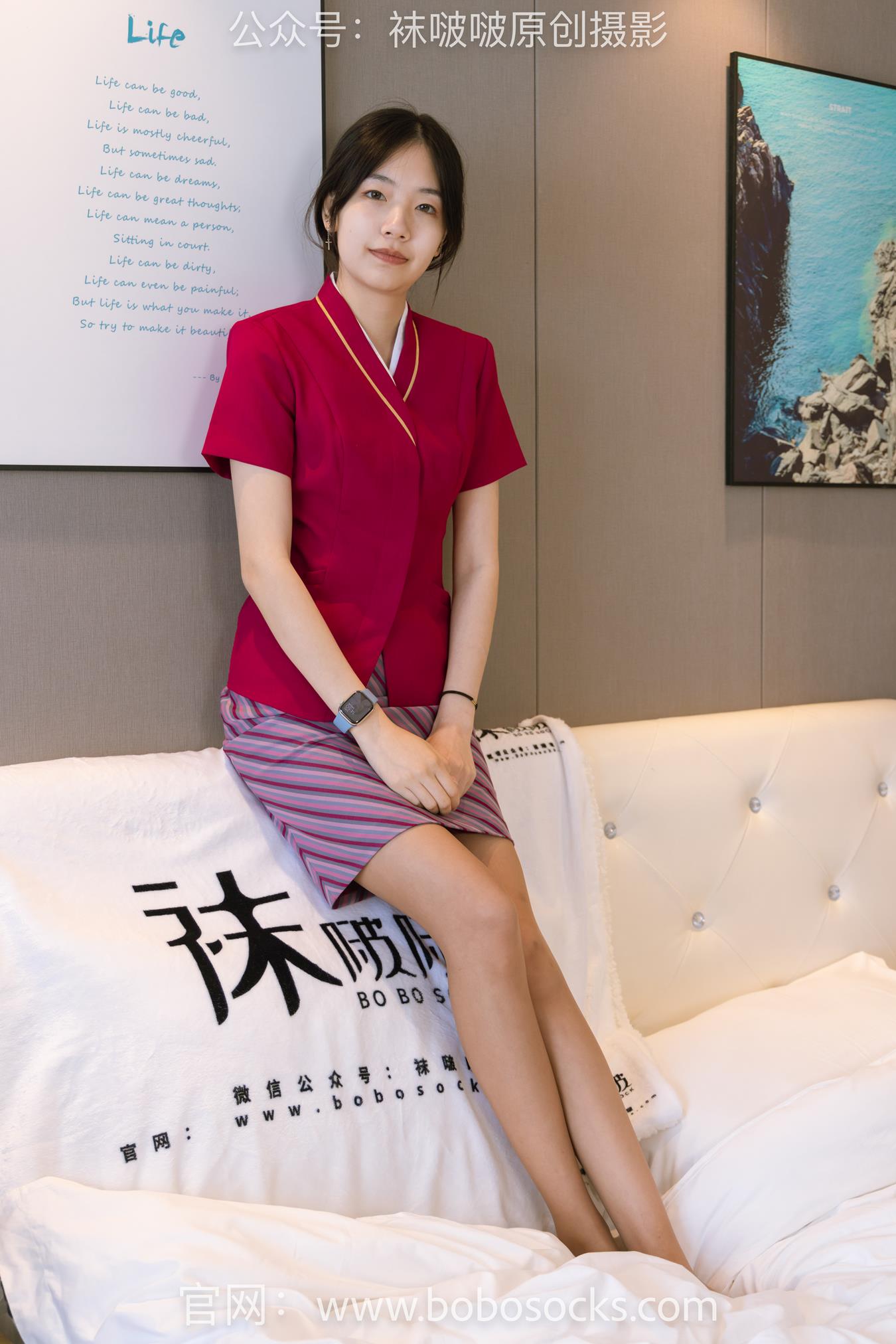 图片[58]-[BoBoSocks袜啵啵]NO.159 小甜豆-平底鞋、咖啡丝、空姐制服 (2) [67P] – 速更版-美库