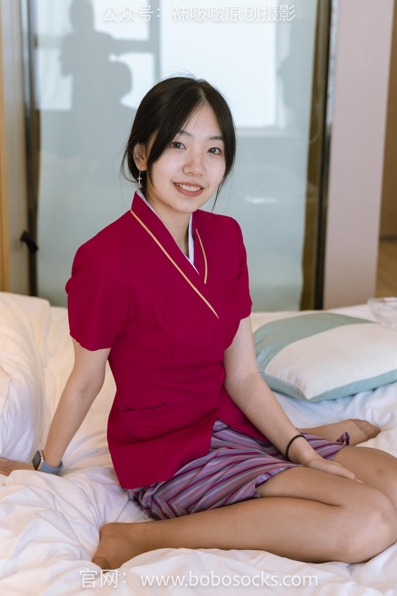 图片[62]-[BoBoSocks袜啵啵]NO.159 小甜豆-平底鞋、咖啡丝、空姐制服 (2) [67P] – 速更版-美库