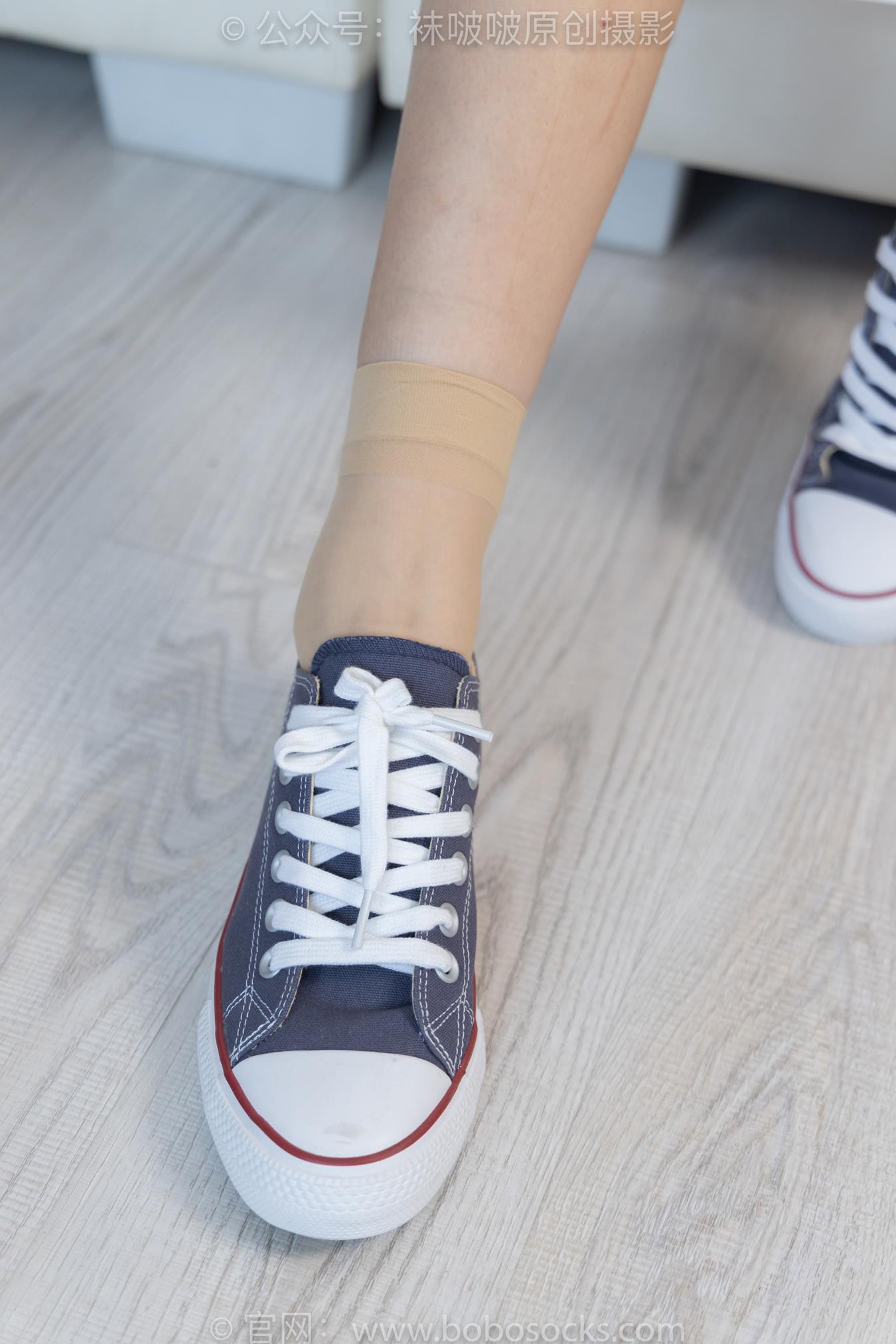 图片[10]-[BoBoSocks袜啵啵]NO.160 小淳-匡威板鞋、黑皮鞋、短肉丝、白丝小腿袜 （1）[64P] – 速更版-美库