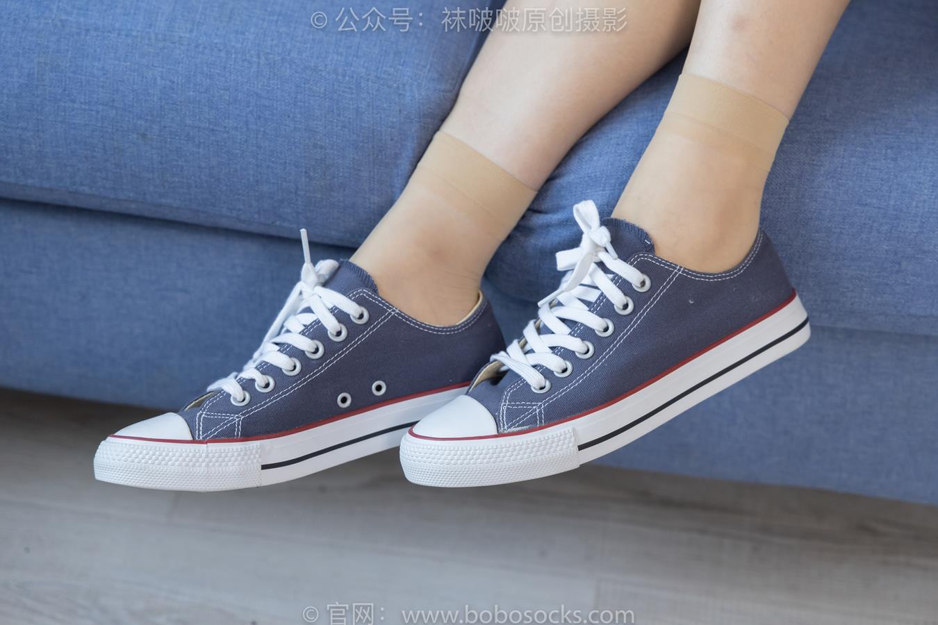 图片[23]-[BoBoSocks袜啵啵]NO.160 小淳-匡威板鞋、黑皮鞋、短肉丝、白丝小腿袜 （1）[64P] – 速更版-美库