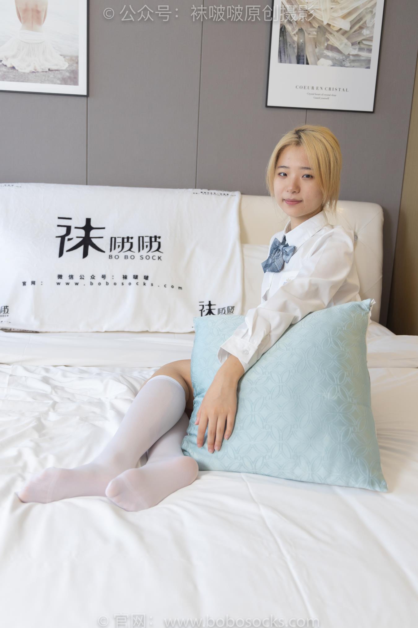 图片[53]-[BoBoSocks袜啵啵]NO.160 小淳-匡威板鞋、黑皮鞋、短肉丝、白丝小腿袜 （2）[76P] – 速更版-美库