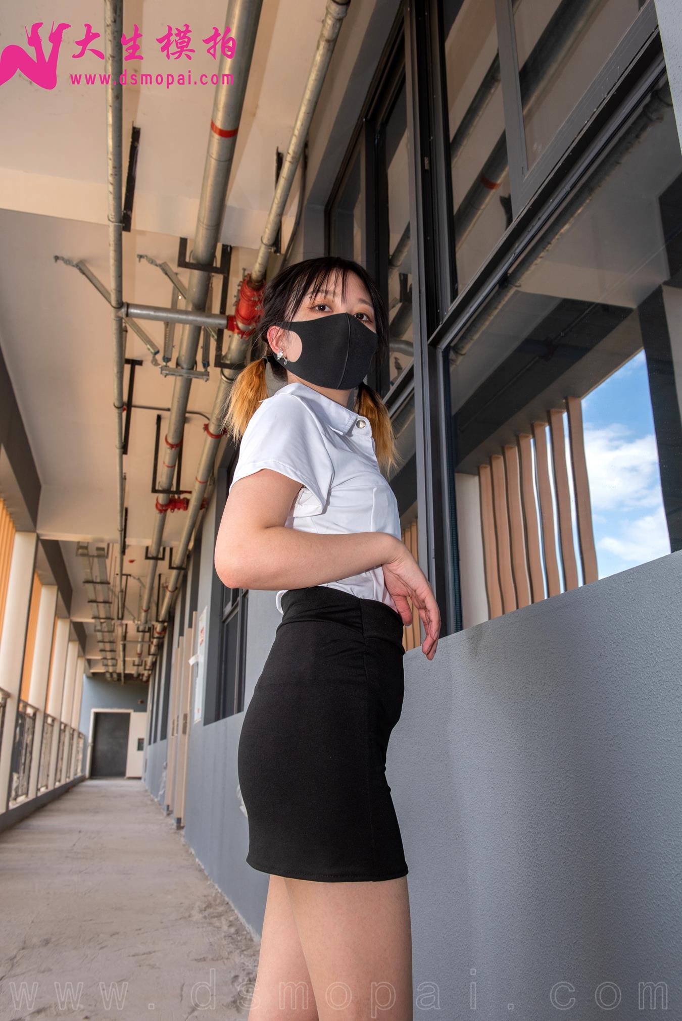 图片[18]-大生模拍 NO.288 兰兰 双马尾OL装[50P] – 速更版-美库
