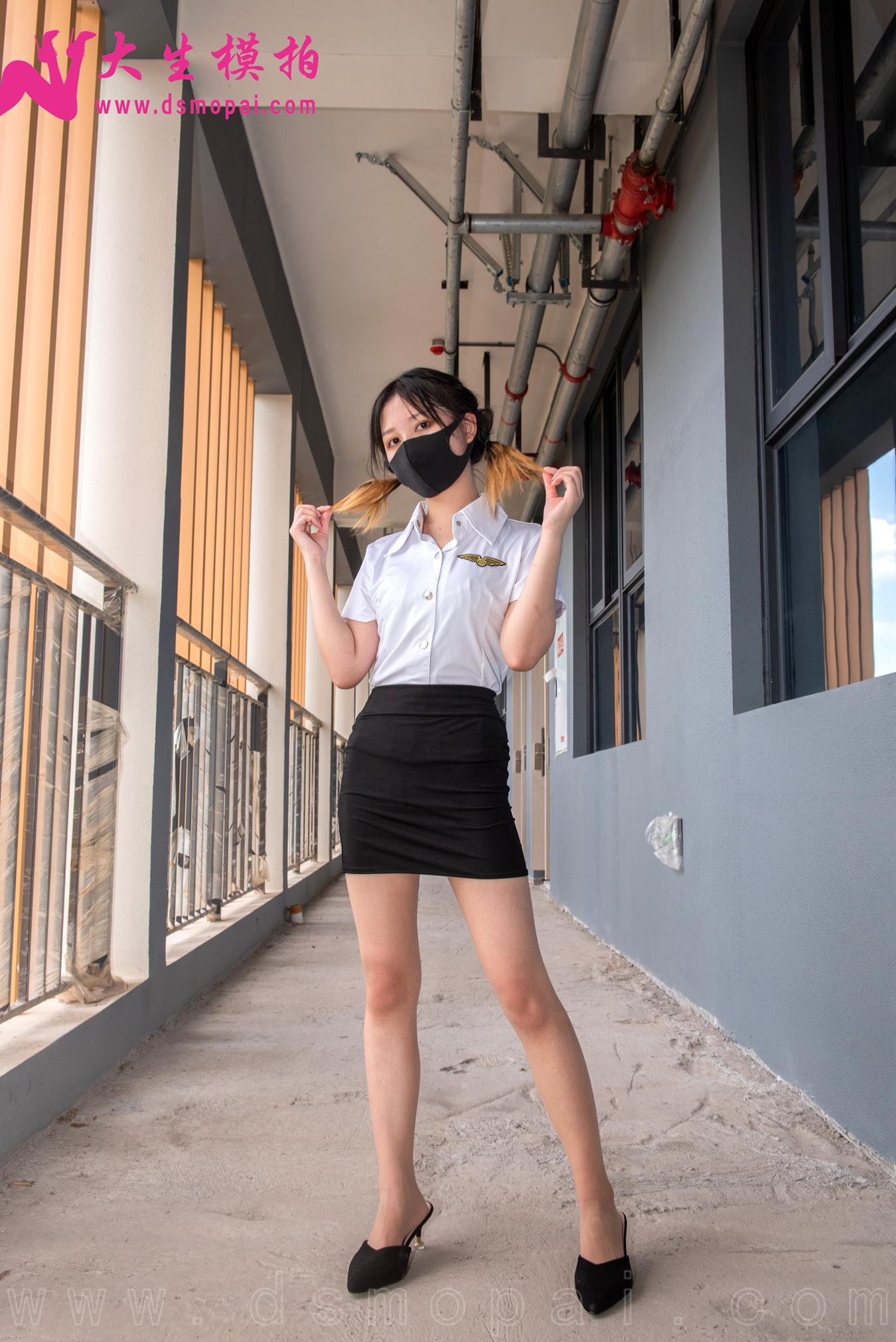 图片[26]-大生模拍 NO.288 兰兰 双马尾OL装[50P] – 速更版-美库