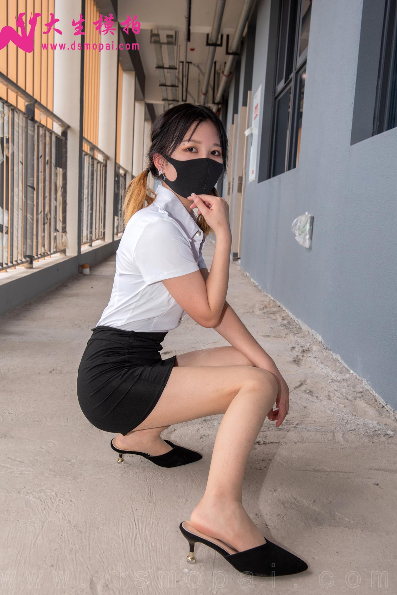 图片[29]-大生模拍 NO.288 兰兰 双马尾OL装[50P] – 速更版-美库