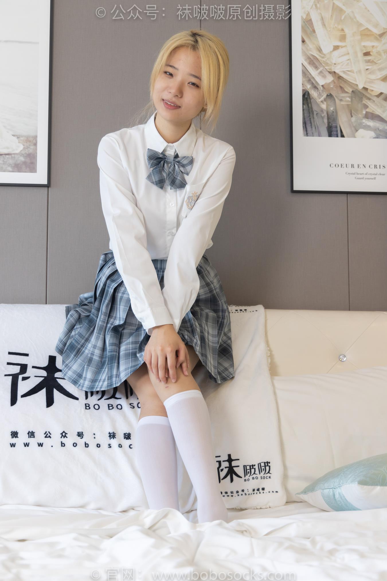 图片[75]-[BoBoSocks袜啵啵]NO.160 小淳-匡威板鞋、黑皮鞋、短肉丝、白丝小腿袜 （2）[76P] – 速更版-美库