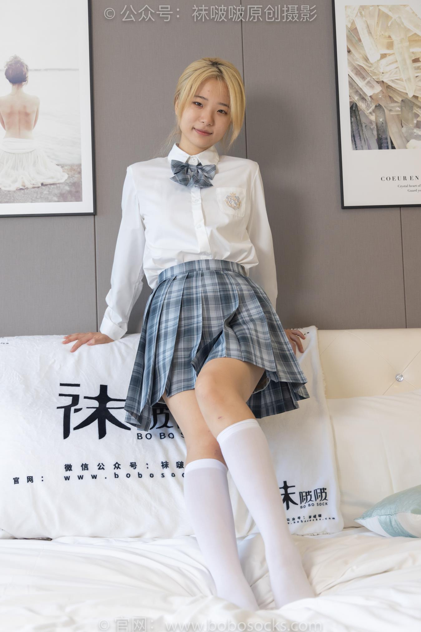 图片[76]-[BoBoSocks袜啵啵]NO.160 小淳-匡威板鞋、黑皮鞋、短肉丝、白丝小腿袜 （2）[76P] – 速更版-美库