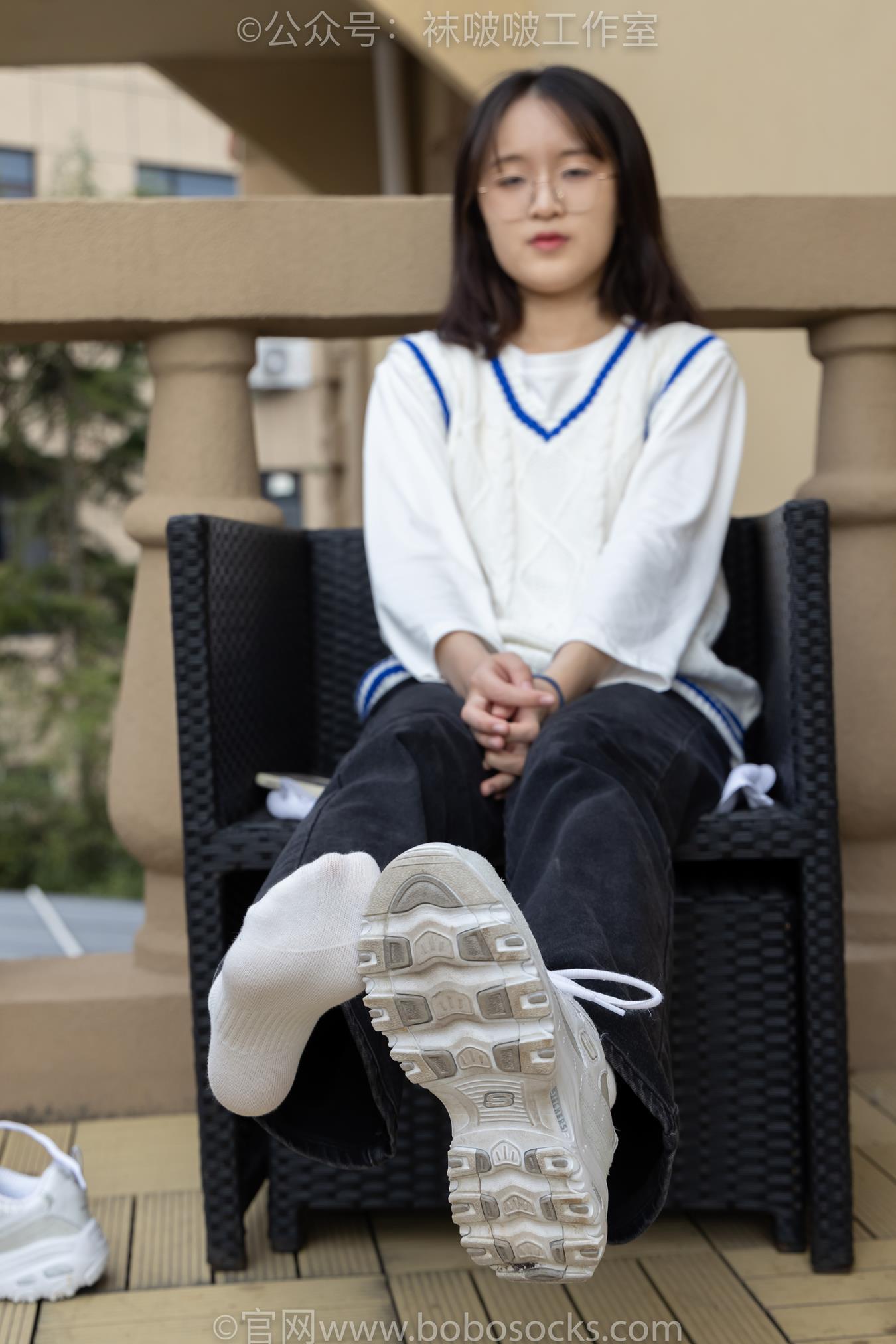 图片[27]-[BoBoSocks袜啵啵]积分限定作品 NO.007 熊熊-运动鞋、白棉袜、裸足[134P] – 速更版-美库