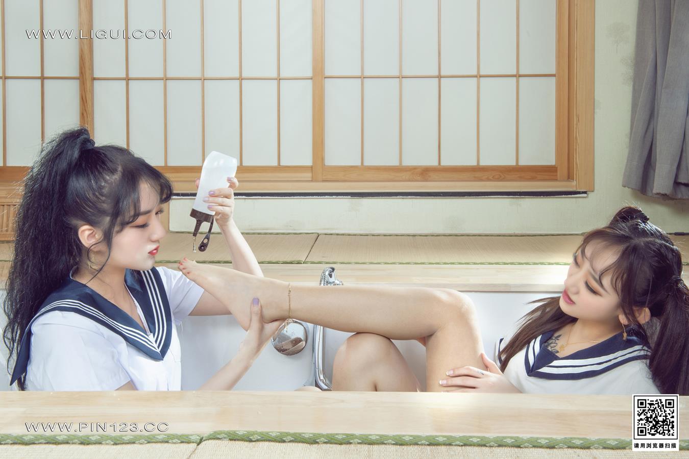 图片[23]-[Ligui丽柜]2023.01.06 双生花-花季岁月 小熊＆汐汐[48+1P] – 速更版-美库