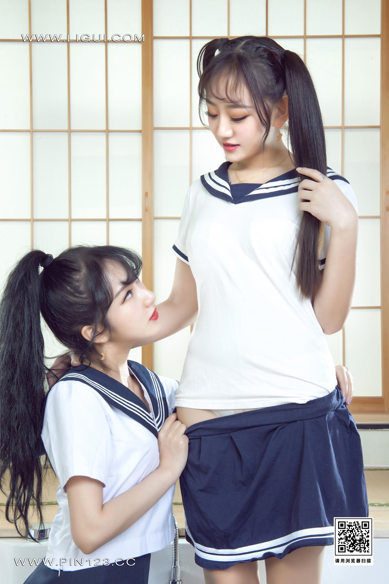 图片[46]-[Ligui丽柜]2023.01.06 双生花-花季岁月 小熊＆汐汐[48+1P] – 速更版-美库