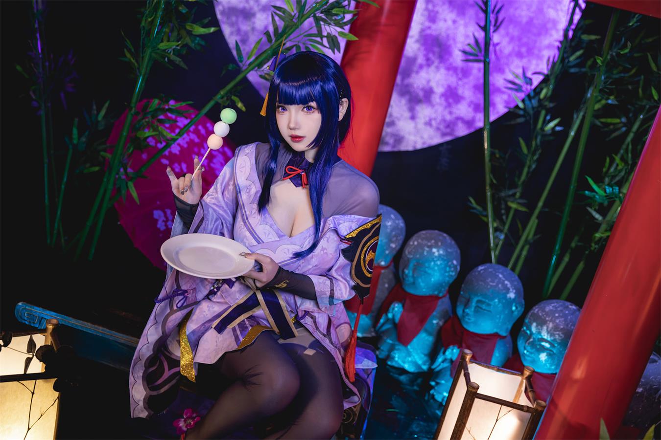 图片[13]-动漫博主 雪晴Astra 雷电将军 [50P] – 速更版-美库