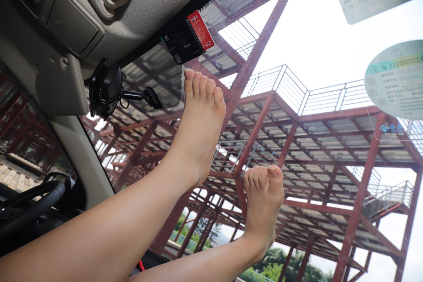 图片[58]-Pary摄影 NO.022 淇淇车内大秀美脚底[124P] – 速更版-美库