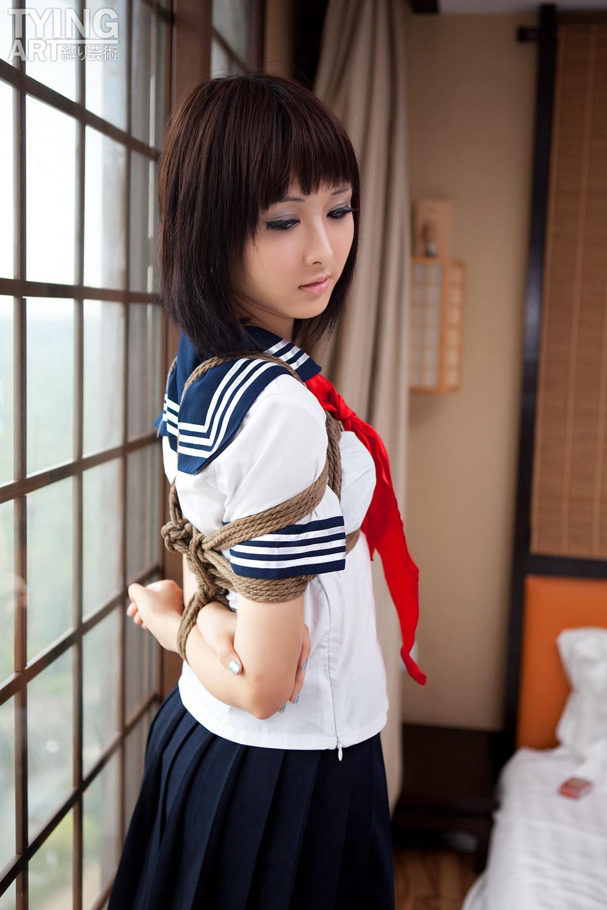 图片[5]-[禁忌摄影]Taboo-love NO.090 TyingArt 縛リ芸術 Shiryl School Girl[27P] – 速更版-美库
