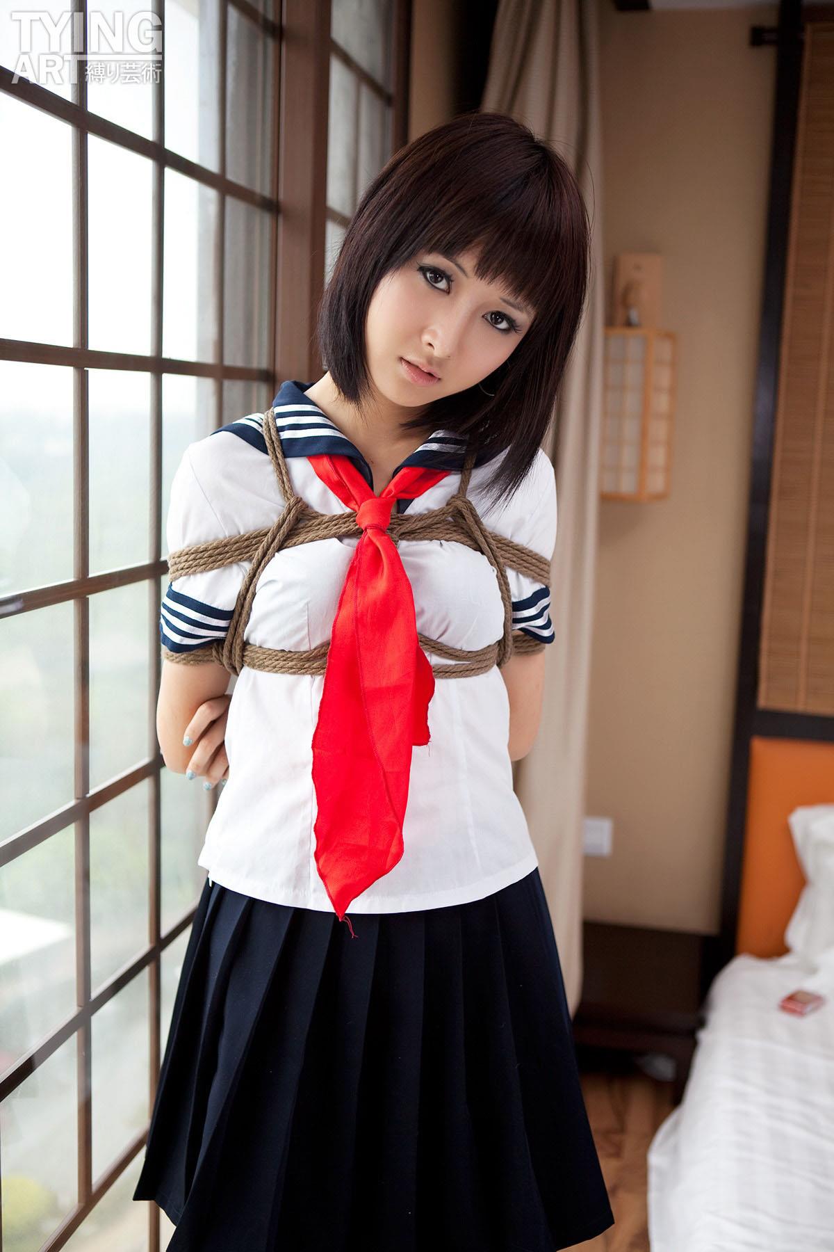 图片[6]-[禁忌摄影]Taboo-love NO.090 TyingArt 縛リ芸術 Shiryl School Girl[27P] – 速更版-美库
