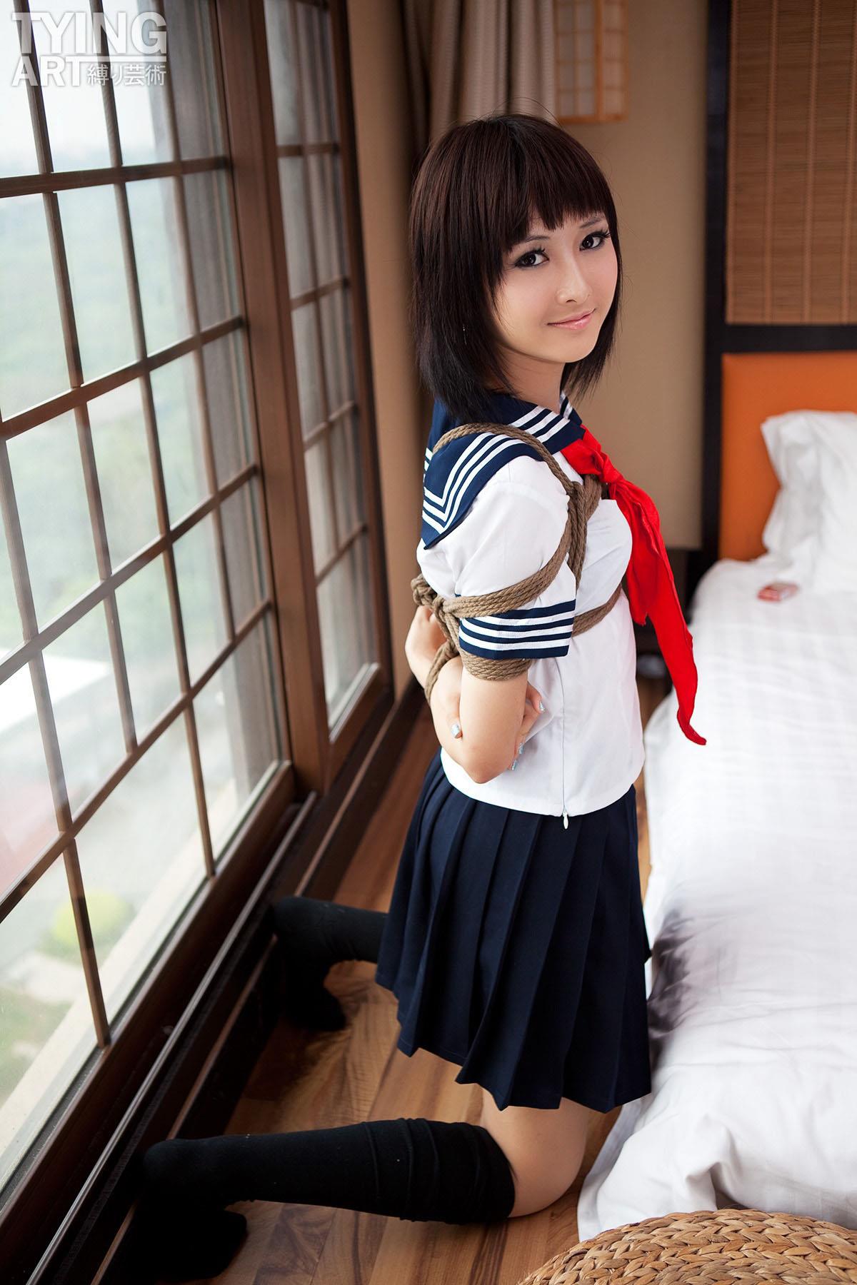 图片[12]-[禁忌摄影]Taboo-love NO.090 TyingArt 縛リ芸術 Shiryl School Girl[27P] – 速更版-美库