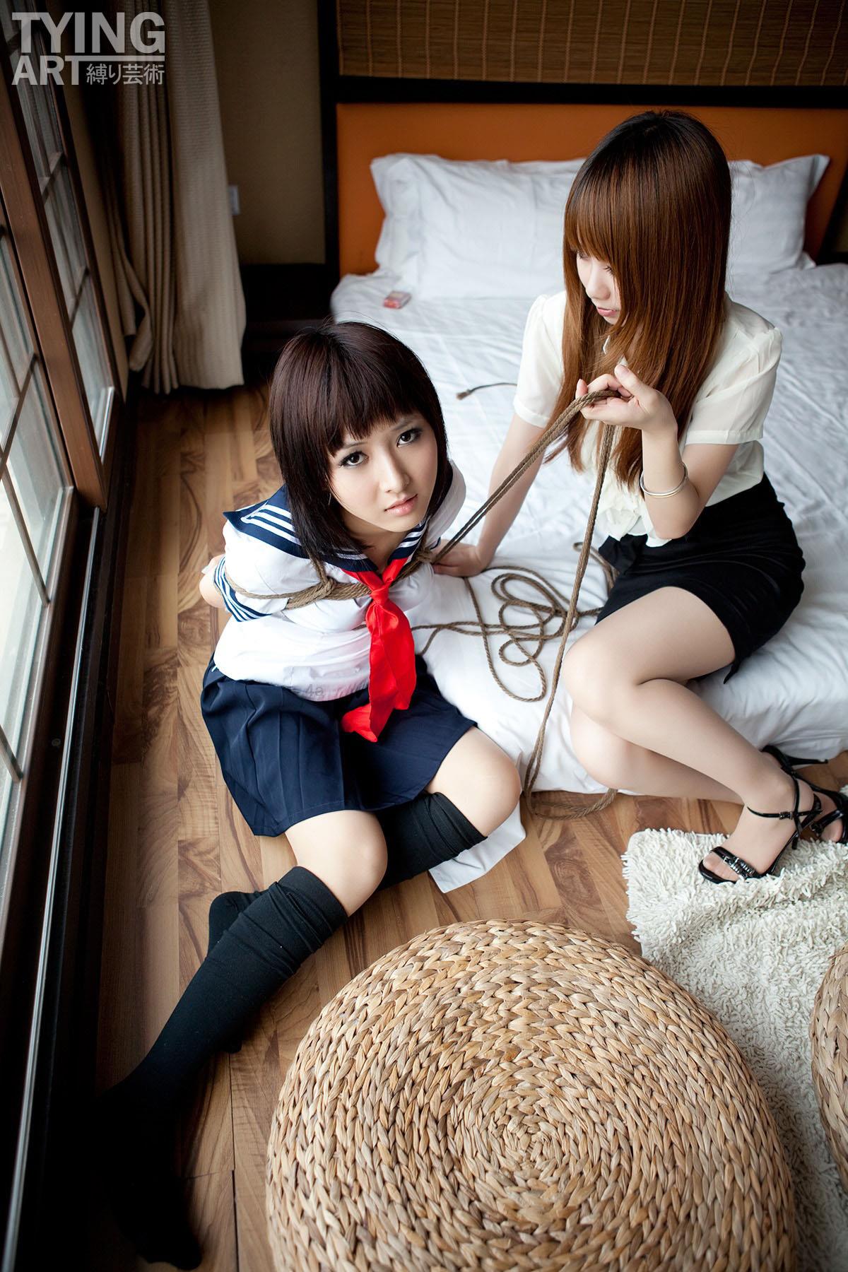 图片[8]-[禁忌摄影]Taboo-love NO.091 TyingArt 縛リ芸術 Dimdim & Shiryl OL & School Girl 1[26P] – 速更版-美库