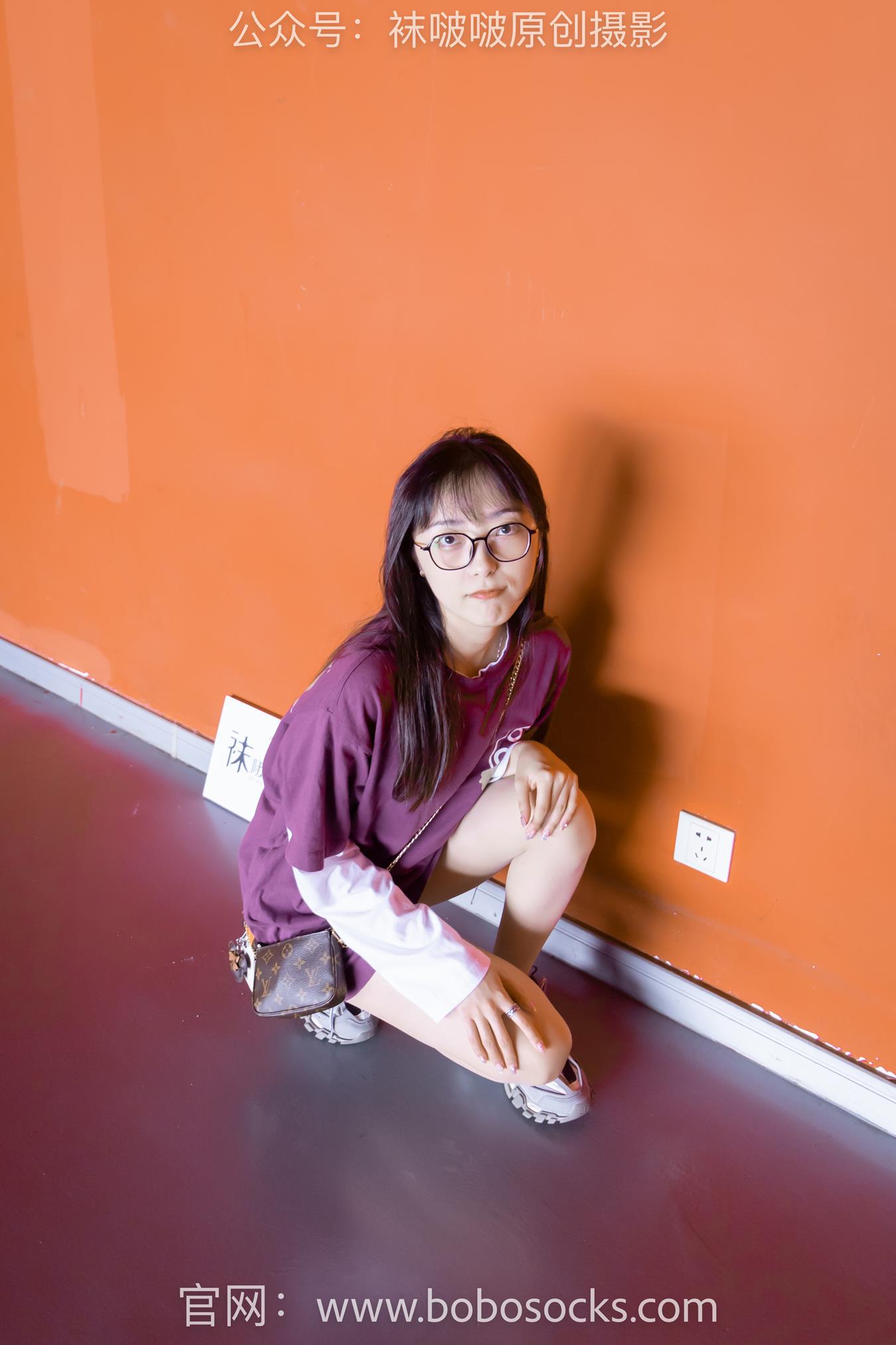 图片[16]-[BoBoSocks袜啵啵]积分限定作品 NO.010 稚予-巴黎世家运动鞋、白棉袜、肉丝[144P] – 速更版-美库