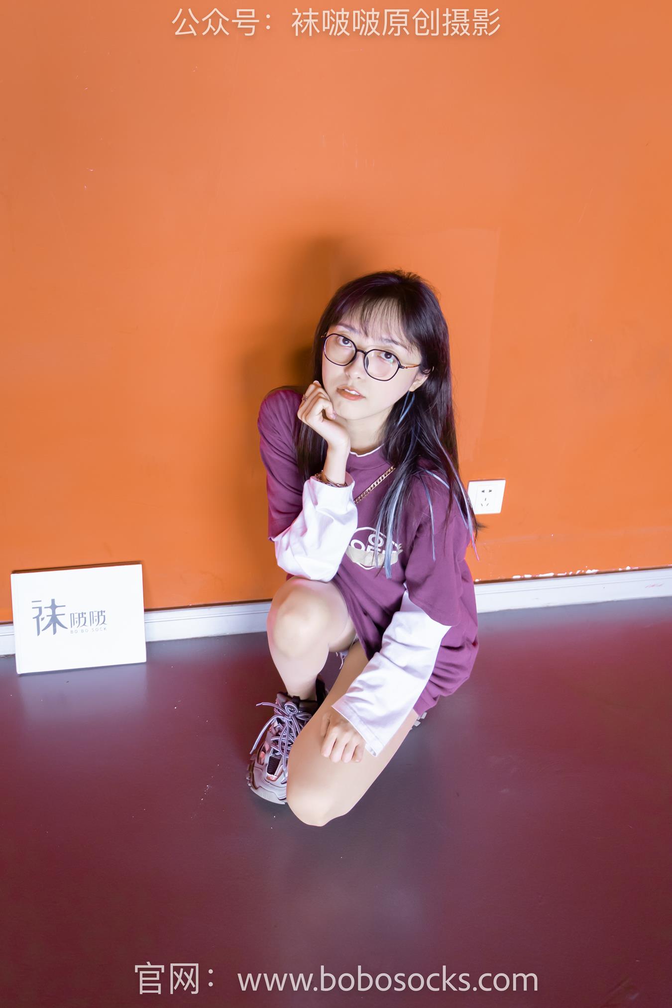 图片[19]-[BoBoSocks袜啵啵]积分限定作品 NO.010 稚予-巴黎世家运动鞋、白棉袜、肉丝[144P] – 速更版-美库