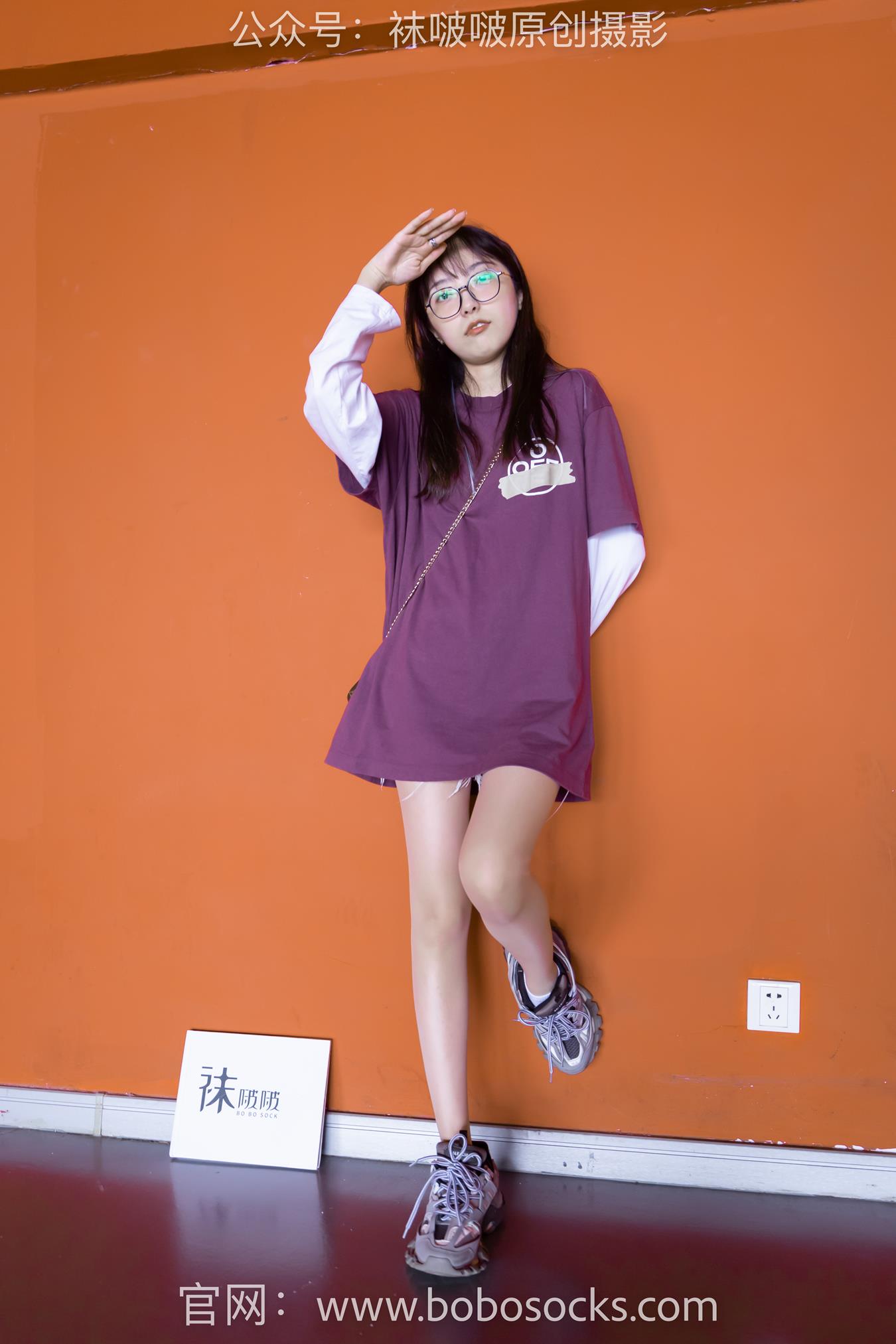 图片[23]-[BoBoSocks袜啵啵]积分限定作品 NO.010 稚予-巴黎世家运动鞋、白棉袜、肉丝[144P] – 速更版-美库