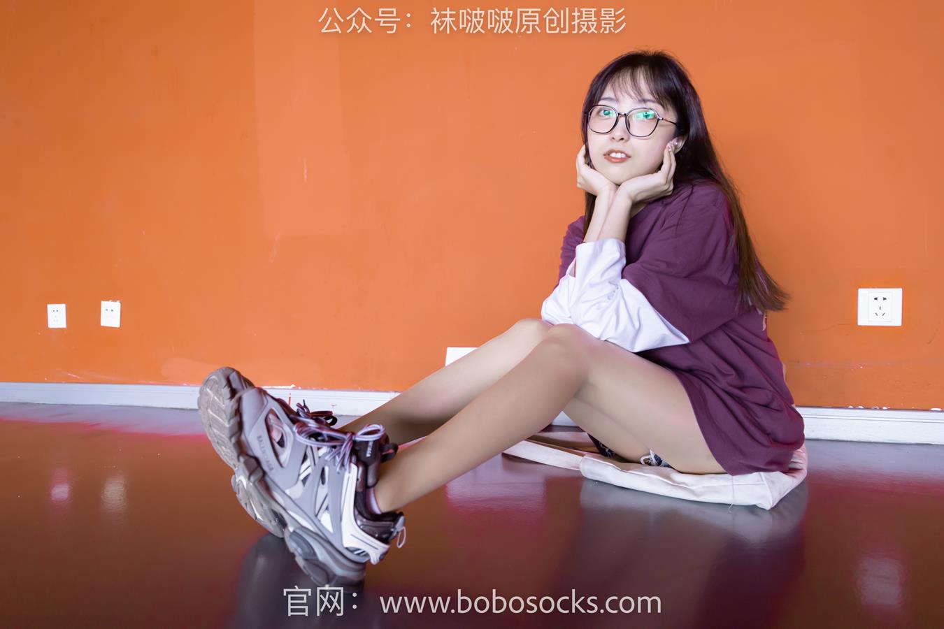 图片[32]-[BoBoSocks袜啵啵]积分限定作品 NO.010 稚予-巴黎世家运动鞋、白棉袜、肉丝[144P] – 速更版-美库