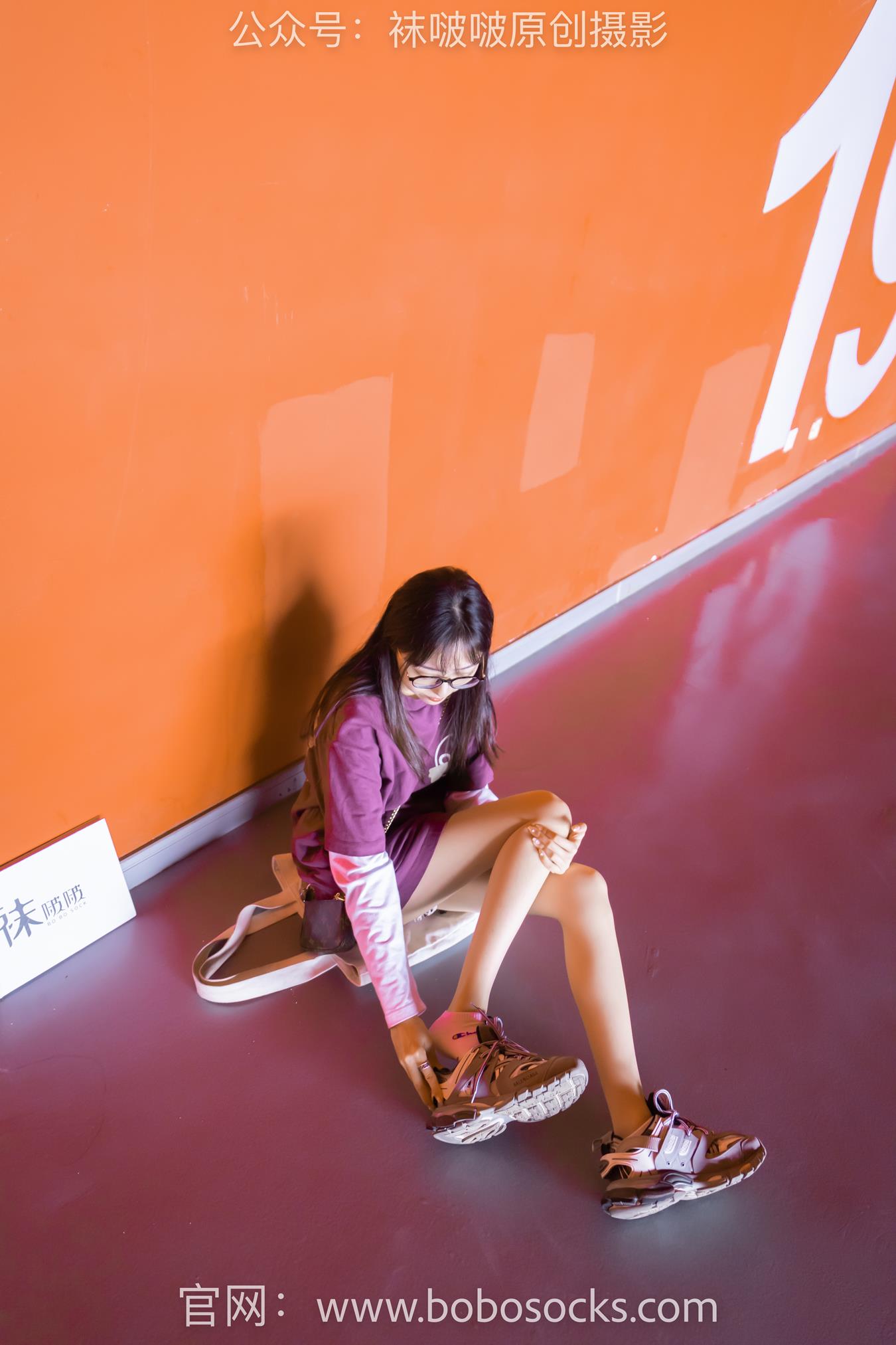 图片[49]-[BoBoSocks袜啵啵]积分限定作品 NO.010 稚予-巴黎世家运动鞋、白棉袜、肉丝[144P] – 速更版-美库