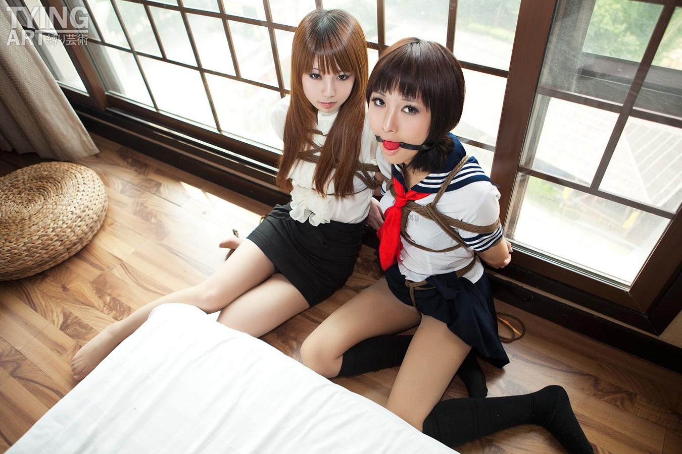 图片[32]-[禁忌摄影]Taboo-love NO.092 TyingArt 縛リ芸術 Dimdim & Shiryl OL & School Girl 2[40P] – 速更版-美库