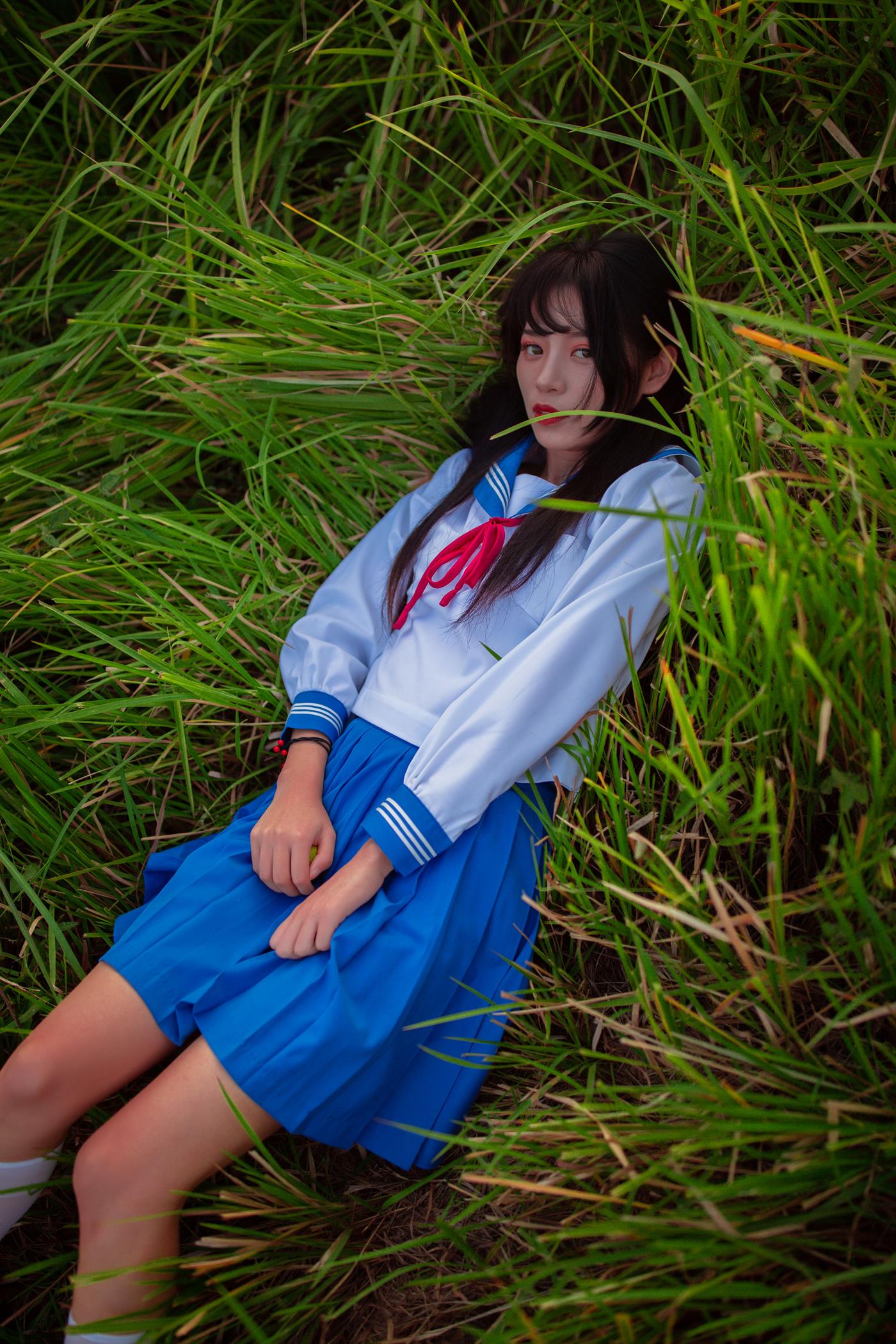 图片[10]-[YITUYU艺图语] 2022.02.02 JK少女 一只橙子 [48P] – 速更版-美库