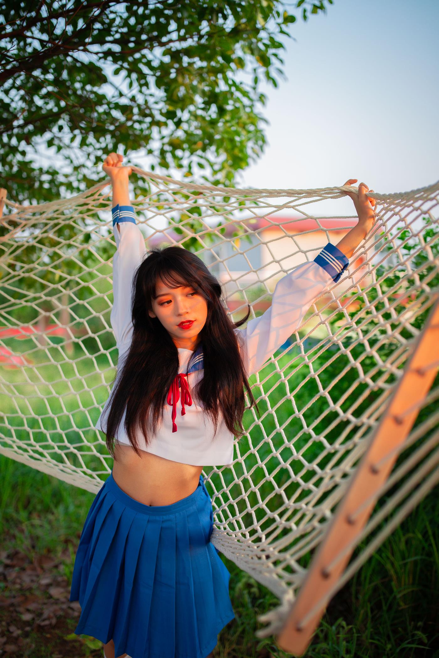 图片[16]-[YITUYU艺图语] 2022.02.02 JK少女 一只橙子 [48P] – 速更版-美库