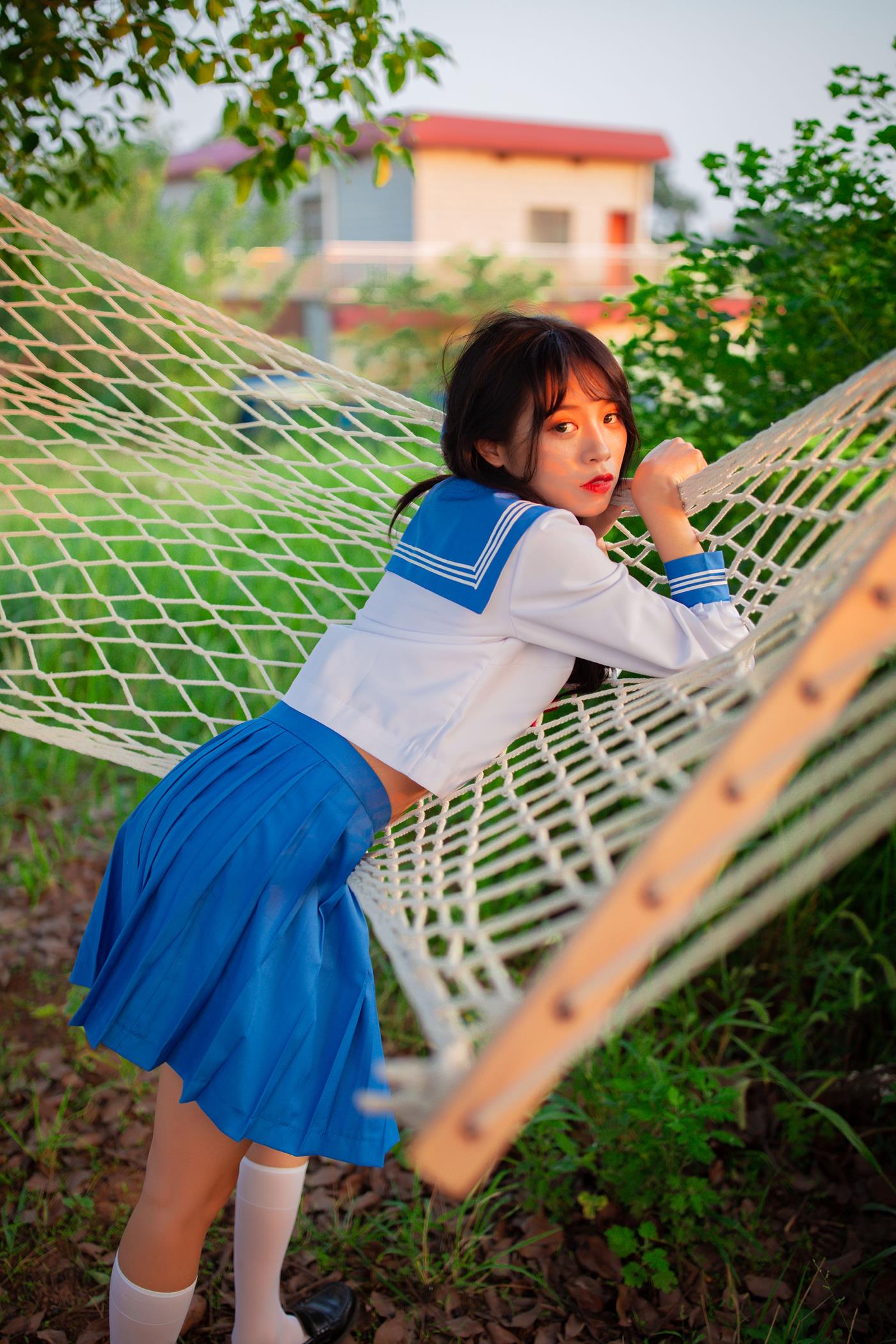 图片[18]-[YITUYU艺图语] 2022.02.02 JK少女 一只橙子 [48P] – 速更版-美库